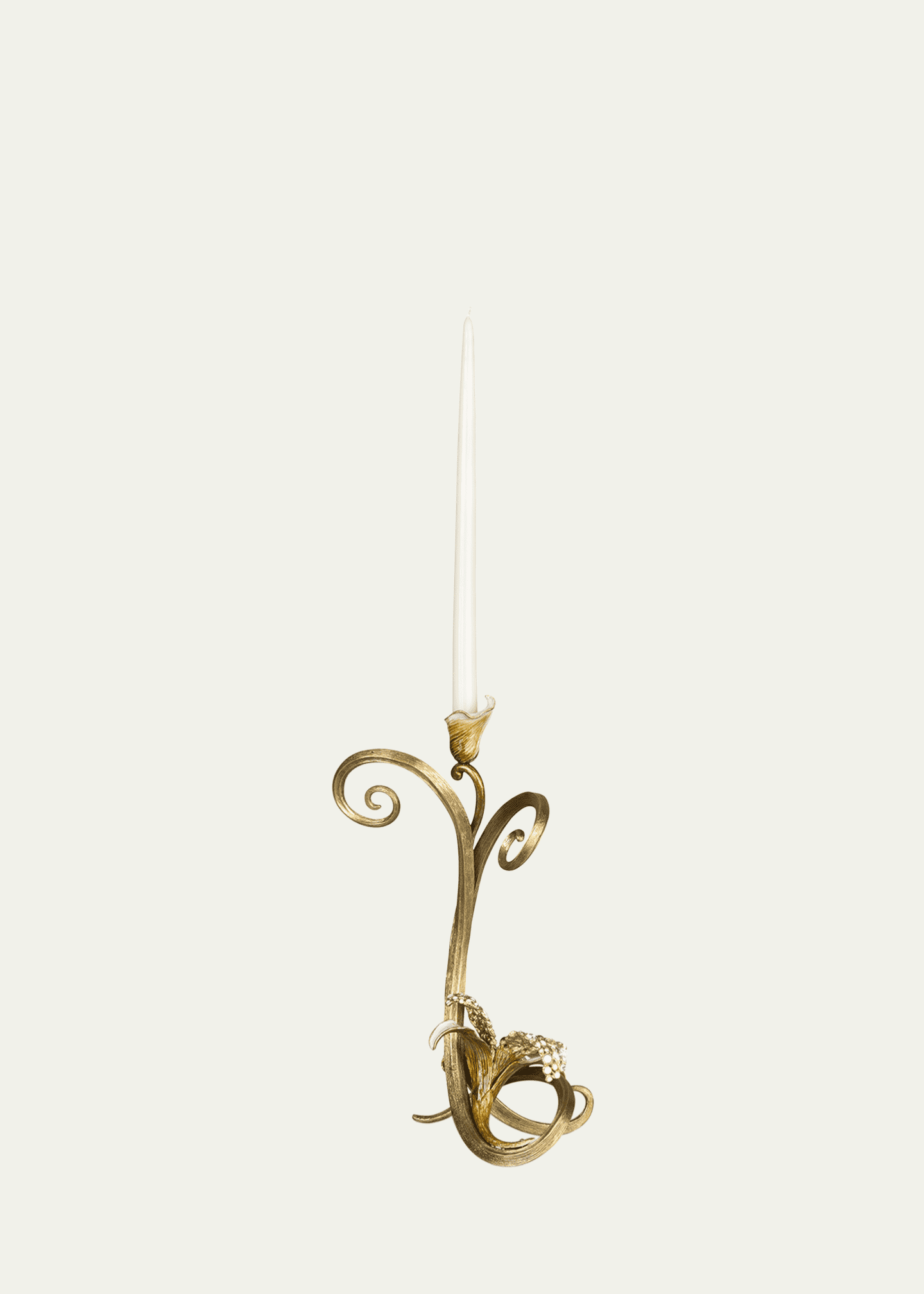 Jay Strongwater Orchid Single Candlestick Image 2 of 2