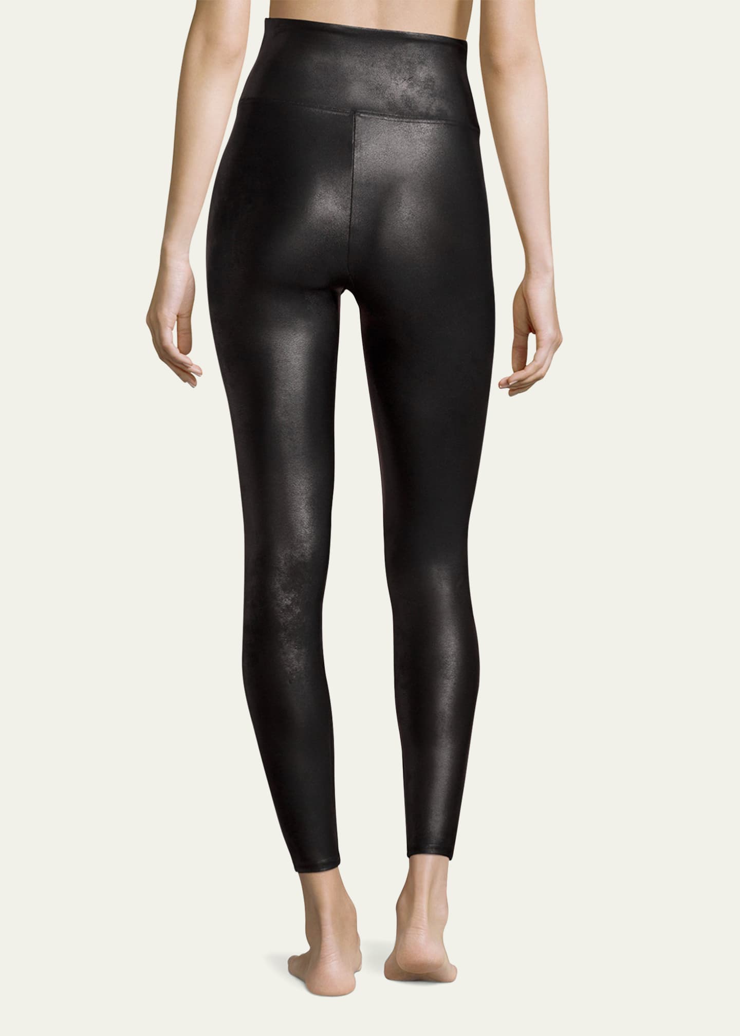 Assets By Spanx, Pants & Jumpsuits, Assets Spanx Faux Leather Leggings  Small Black