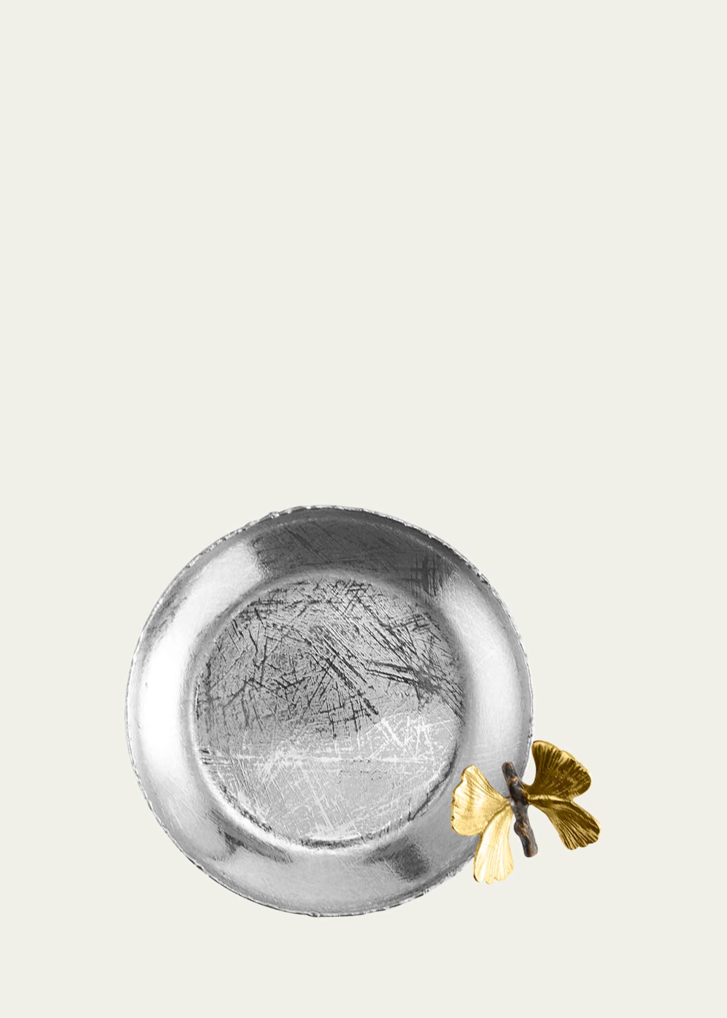 Michael Aram Butterfly Ginkgo Round Trinket Tray Image 5 of 5