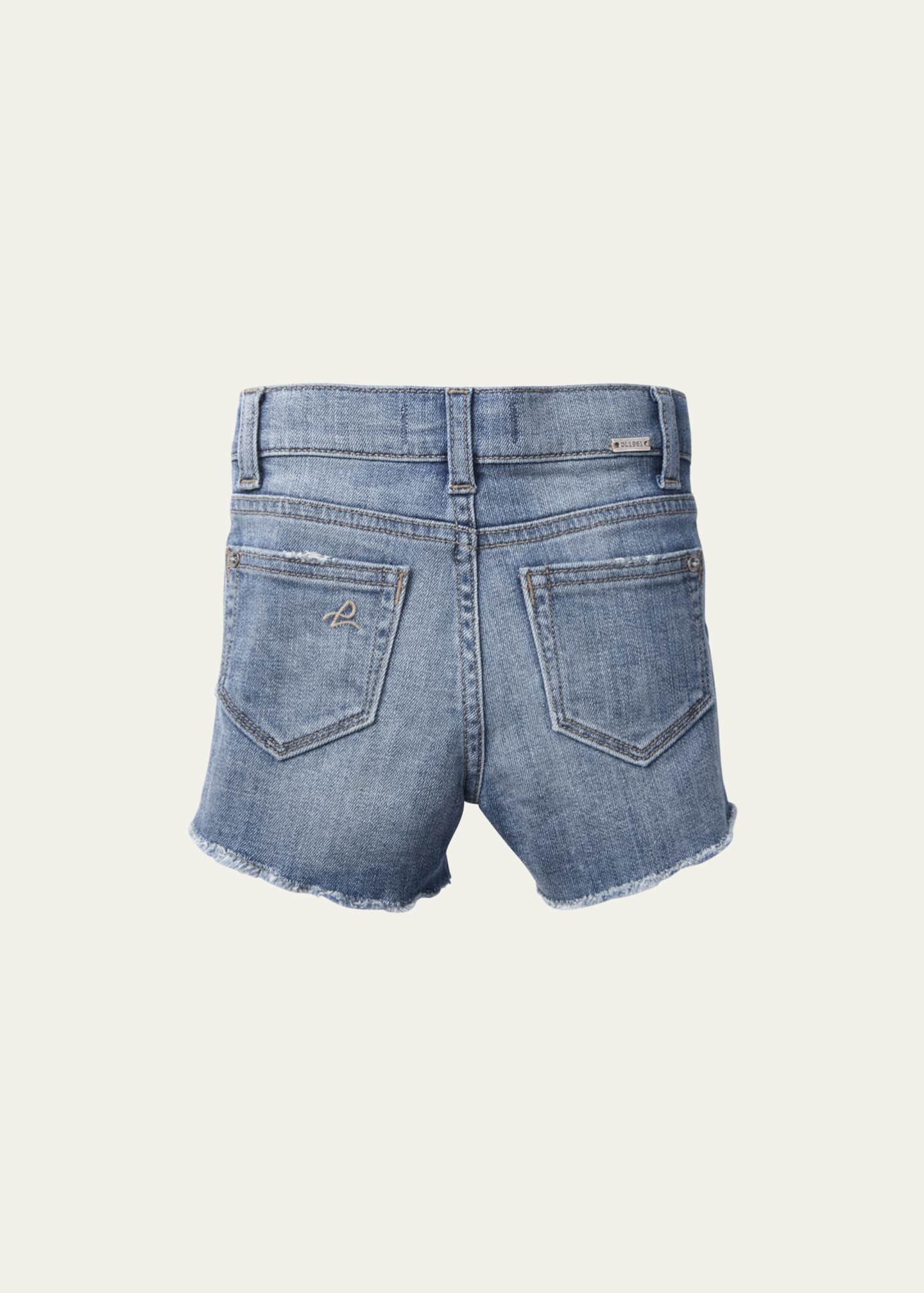 DL1961 Lucy Frayed Cutoff Shorts, Size 7-16 Image 3 of 3