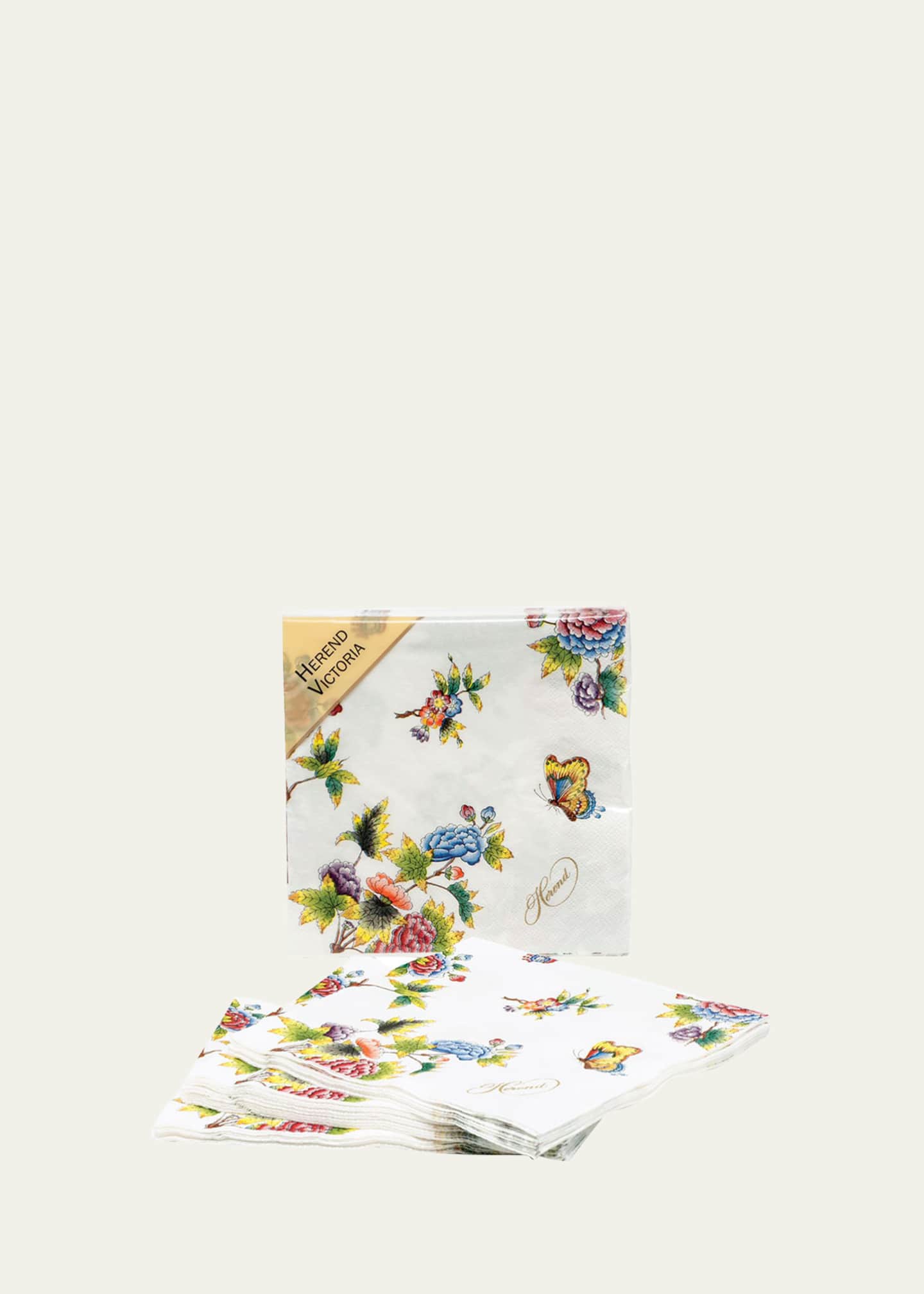 Herend Queen Victoria Paper Napkins, Set of 20