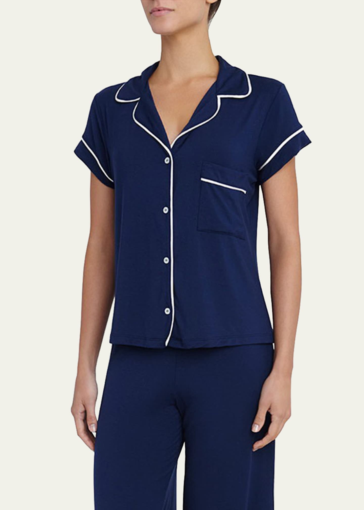 Eberjey Gisele Short-Sleeve Pajama Set Image 4 of 5