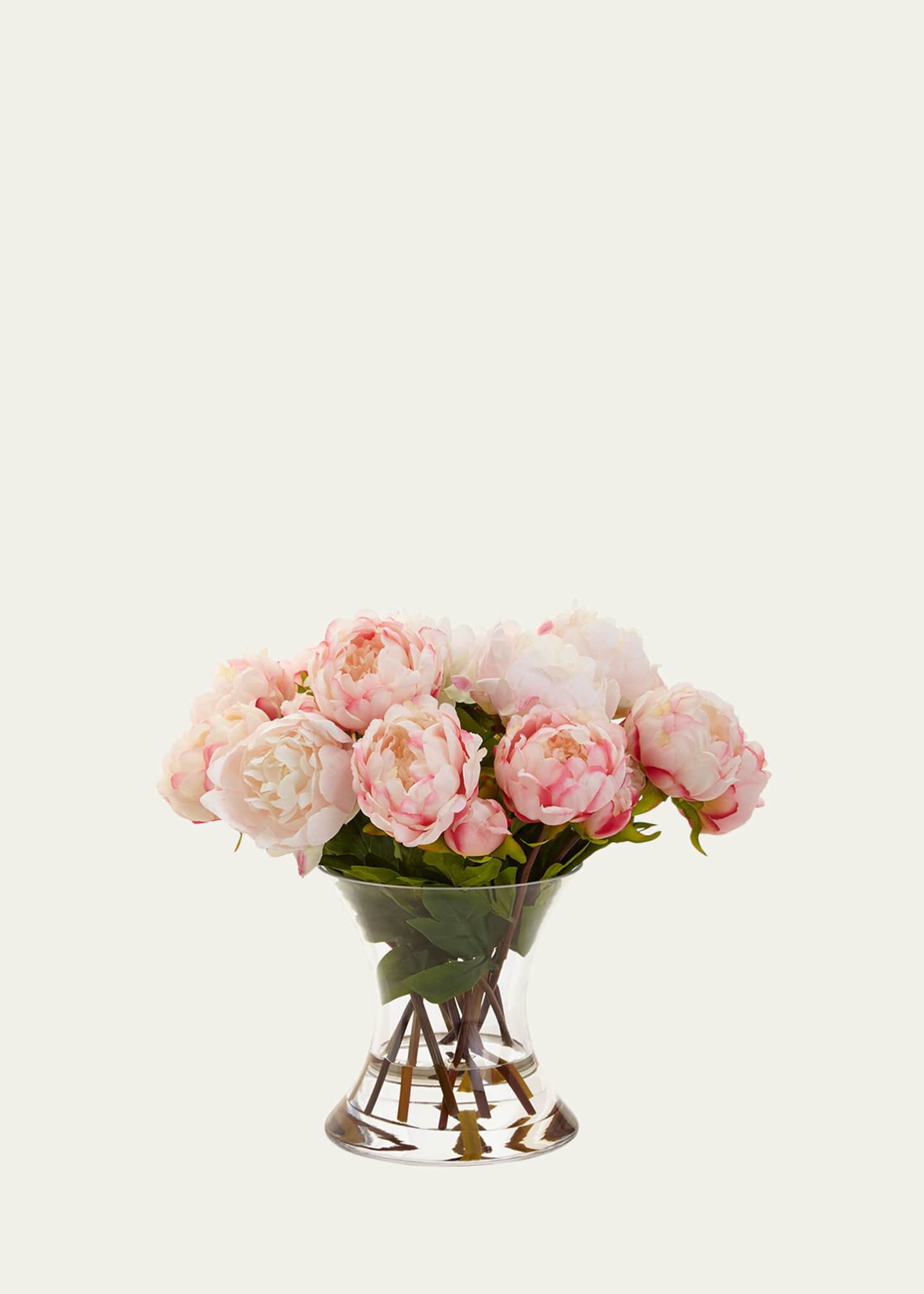 John-Richard Collection Peonies N Pink Faux-Floral Arrangement