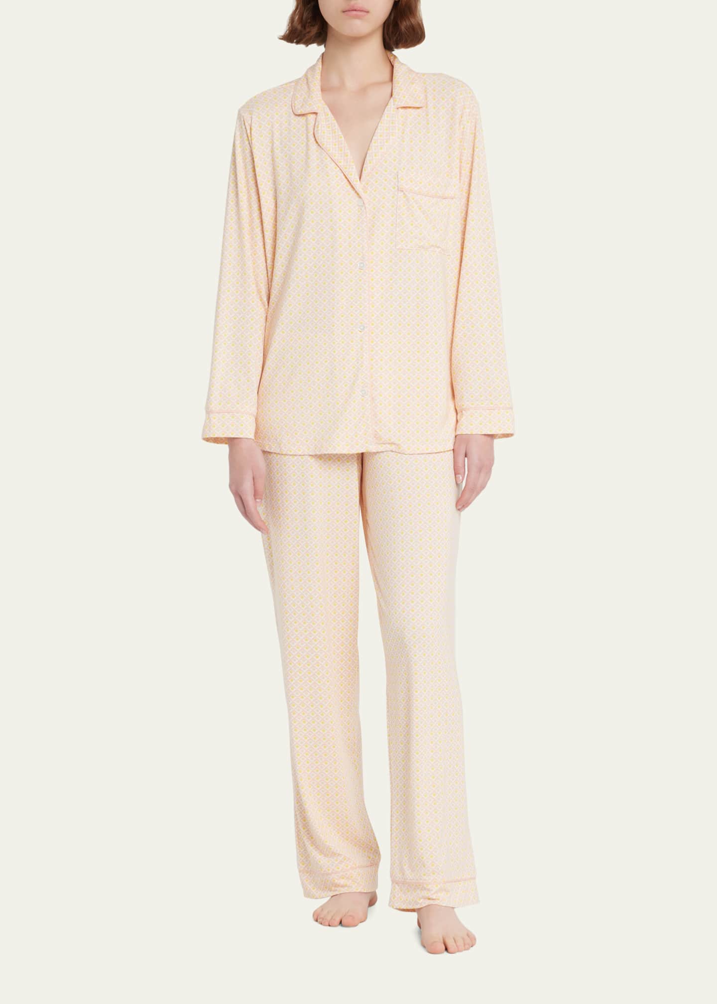 Eberjey Sleep Chic Printed Pajama Set Bergdorf Goodman