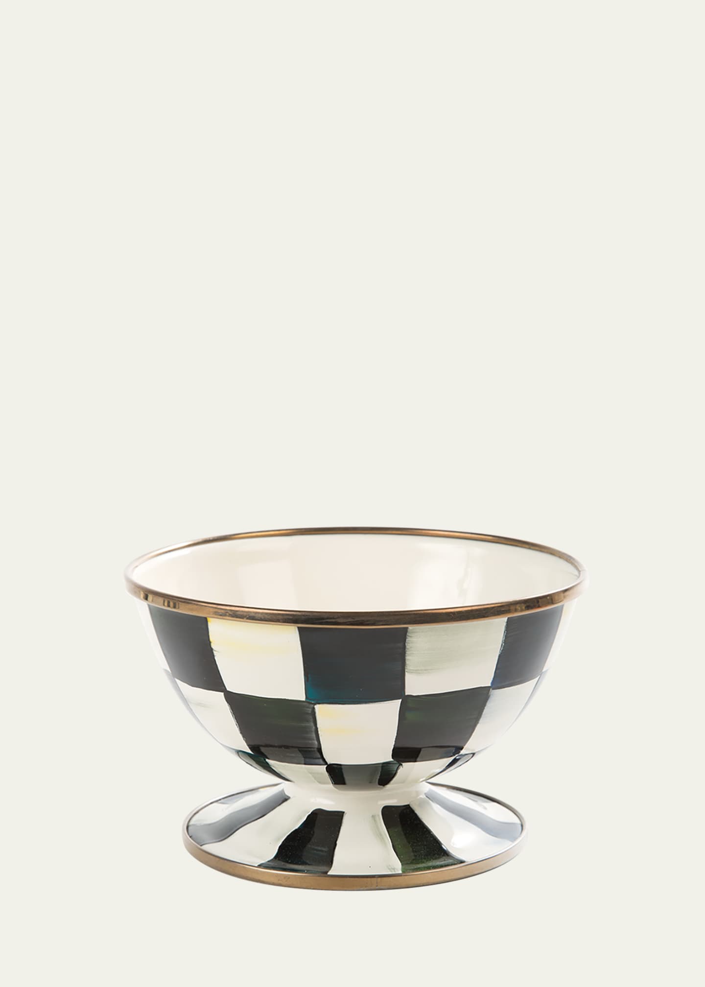 MacKenzieChilds Courtly Check Ice Cream Bowl Bergdorf Goodman