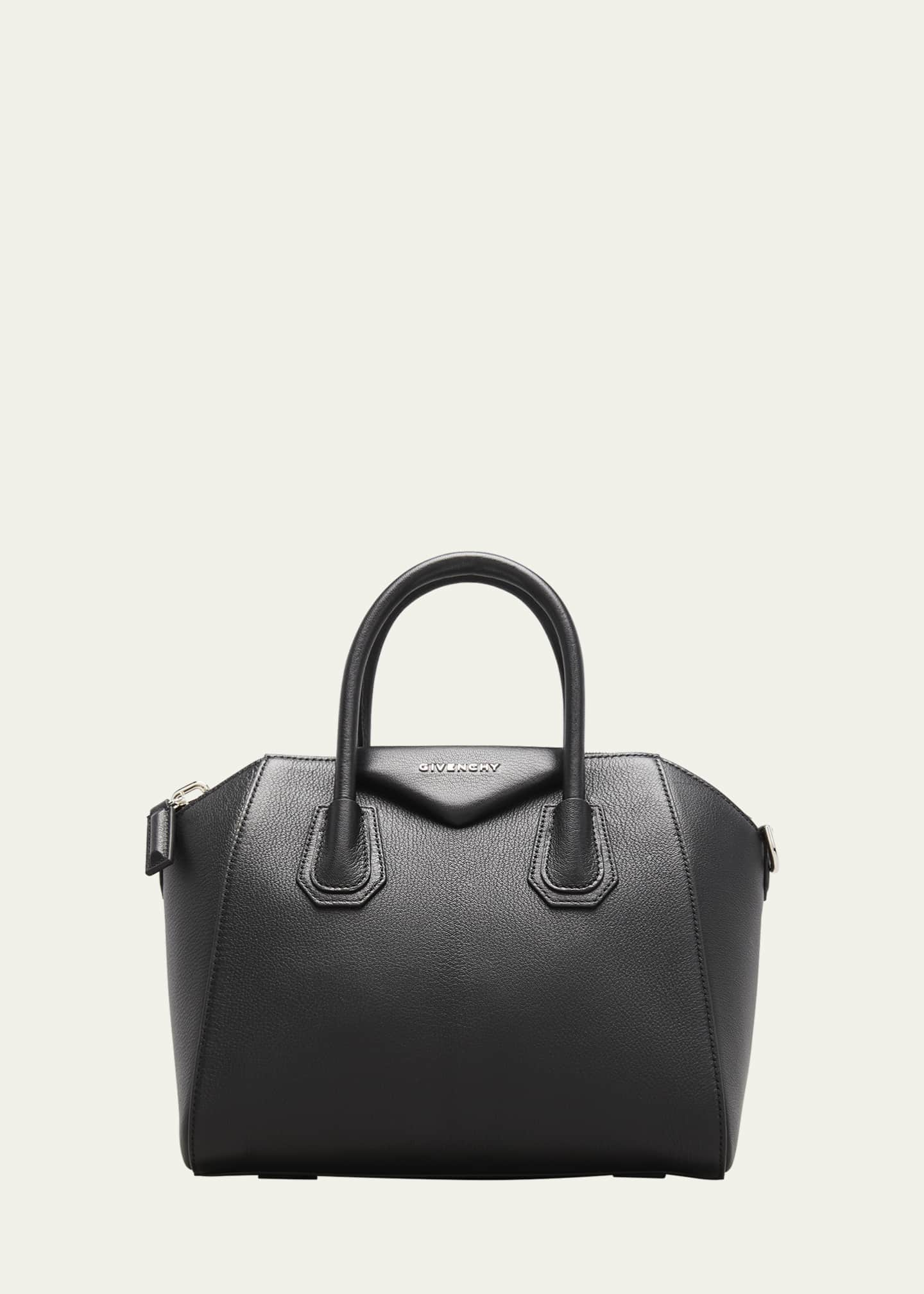 Shop Givenchy Small Antigona Bag In Grained Leather