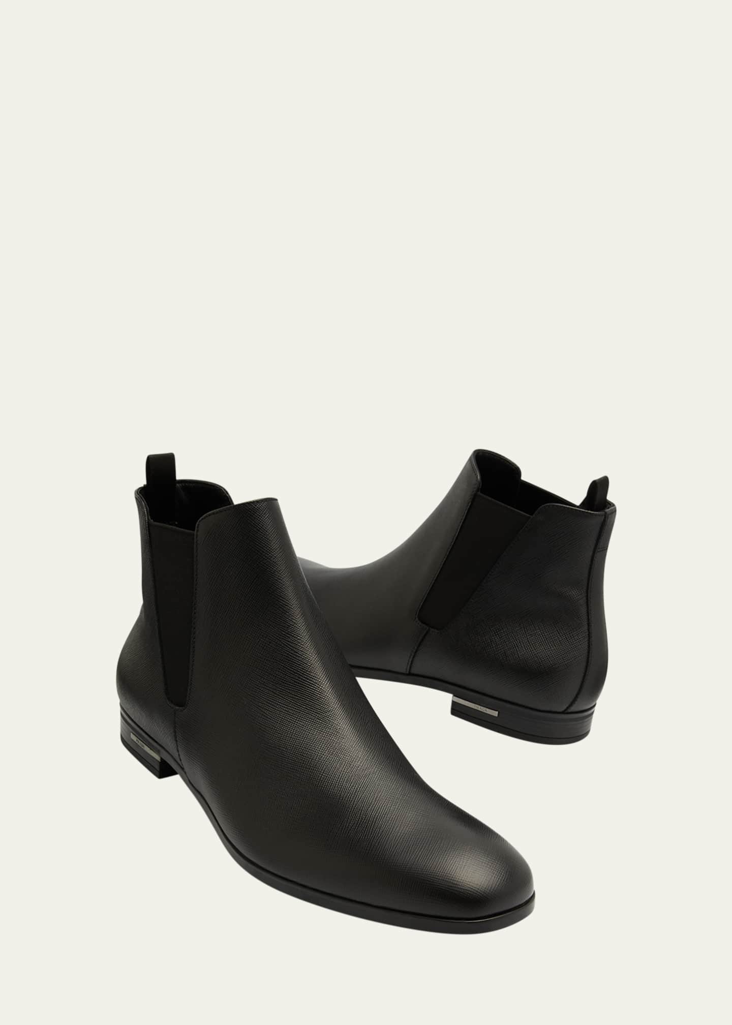 Prada saffiano boots shop