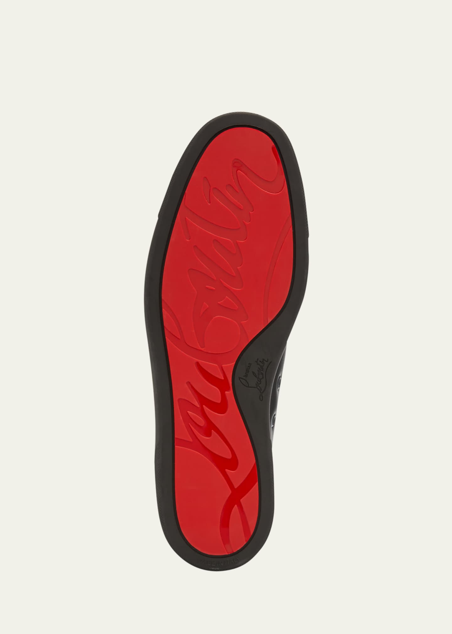Mens red bottom trainers shop