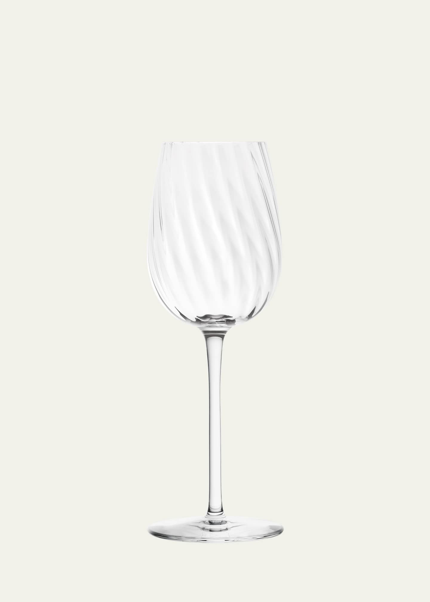 Saint Louis Crystal Twist 1586 Crystal Champagne Glass, 11.5 oz.