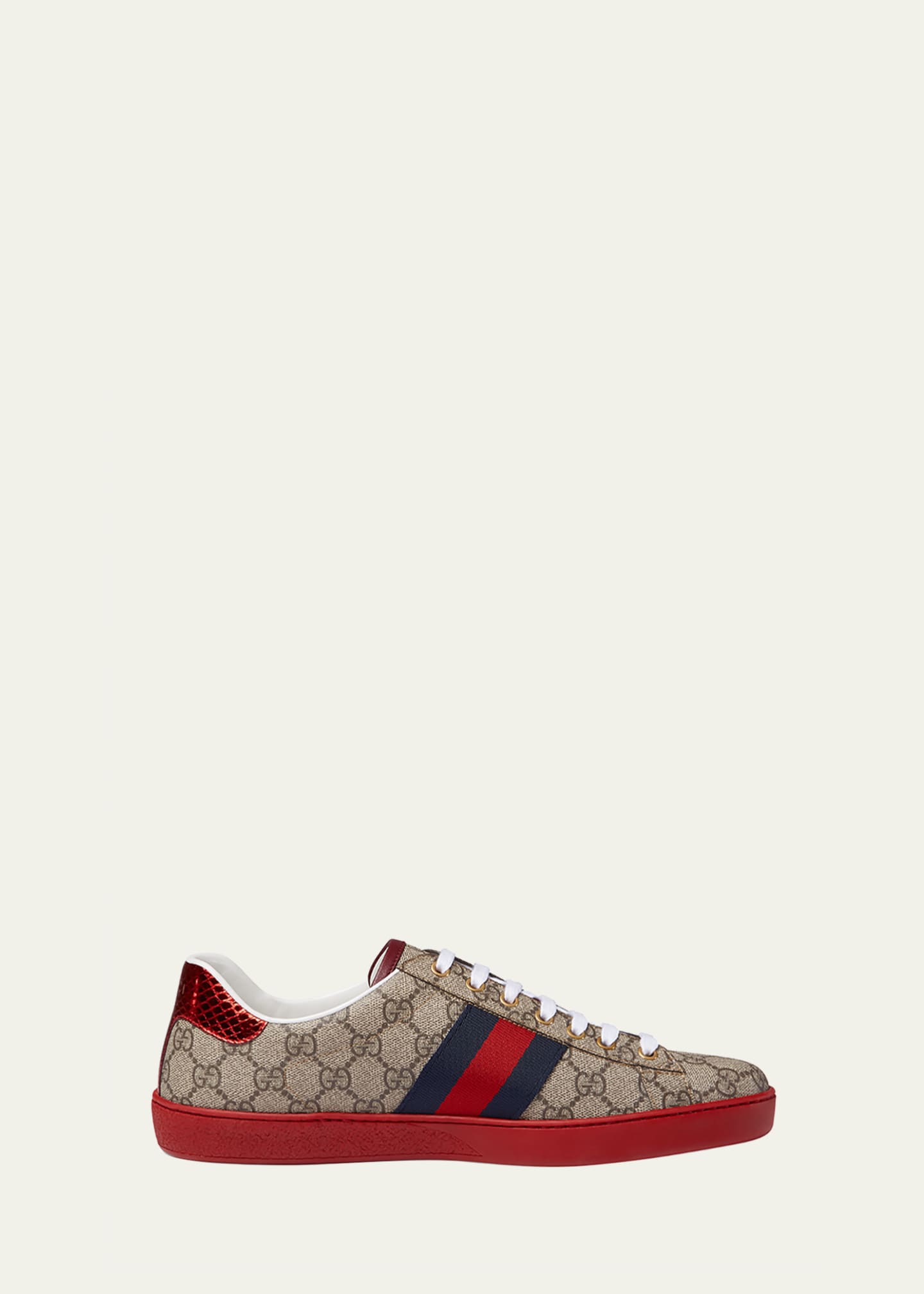 Gucci Men's Ace GG Supreme Sneakers Image 3 of 5