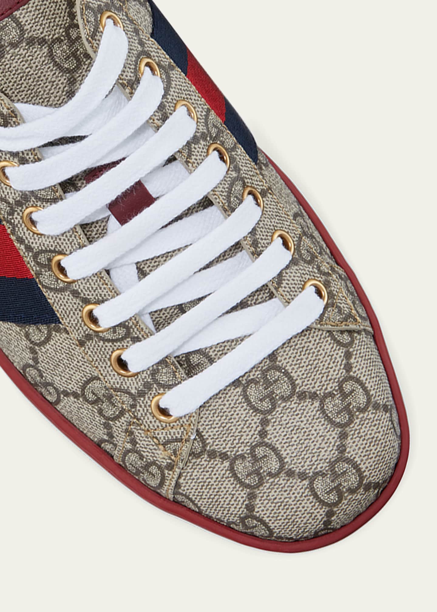Gucci Men's Ace GG Supreme Sneakers - Bergdorf Goodman