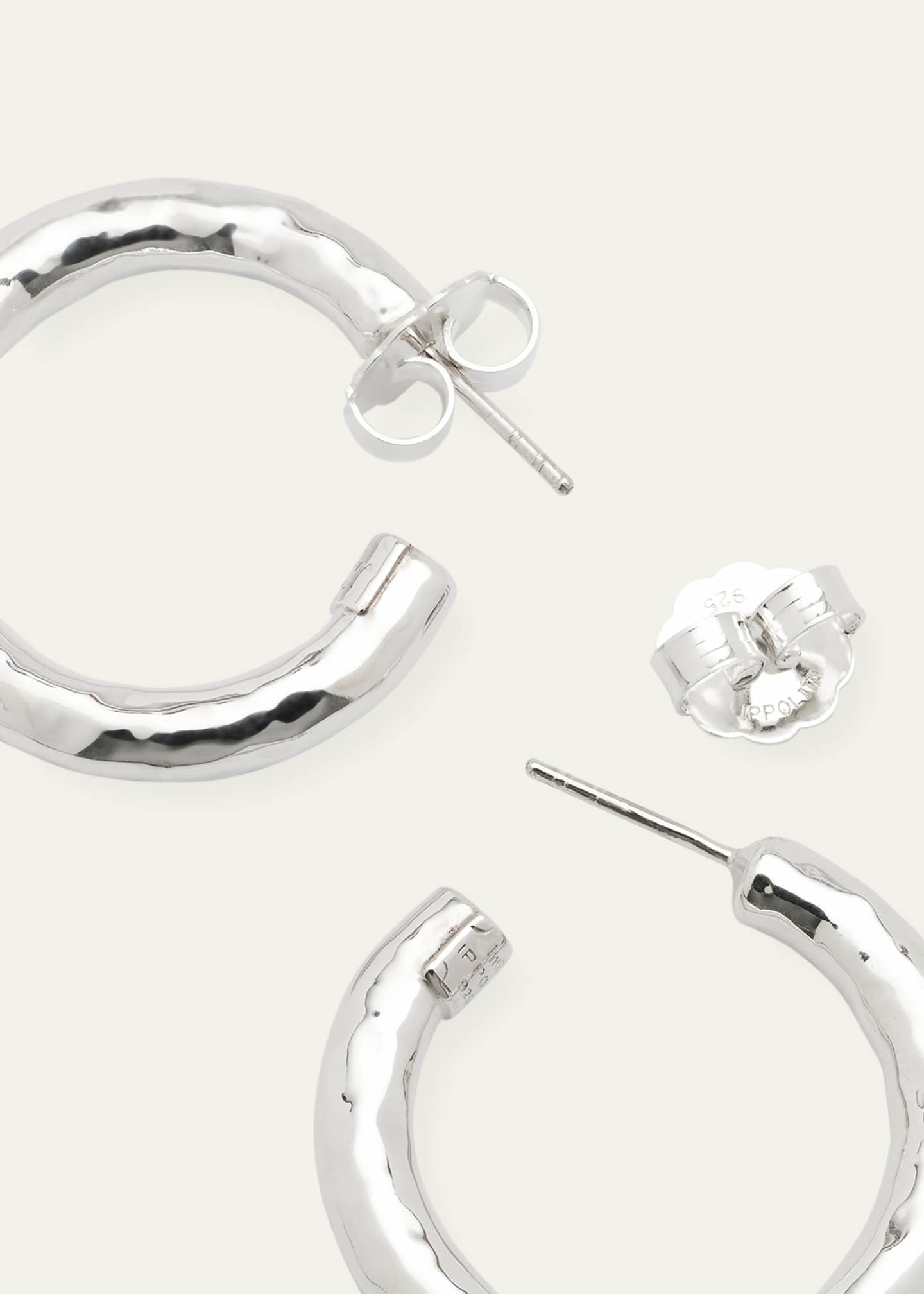 Ippolita Small Hoop Earrings in Sterling Silver Image 4 of 4