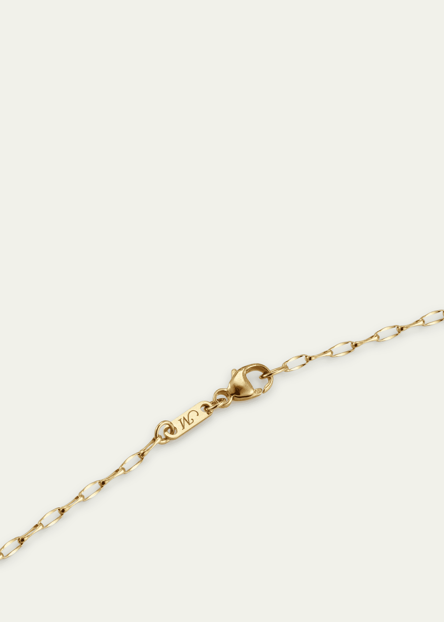 Monica Rich Kosann The Four Image "Midi" Diamond Border 18K Yellow Gold Locket Image 4 of 4