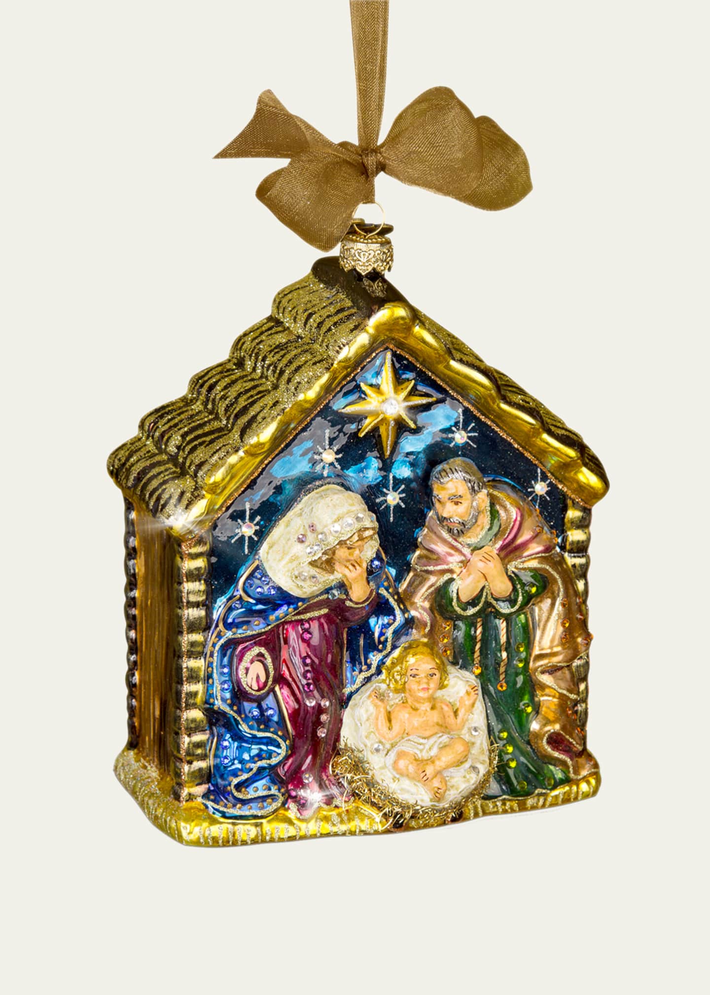 Jay Strongwater Holy Family Christmas Ornament Image 1 of 3