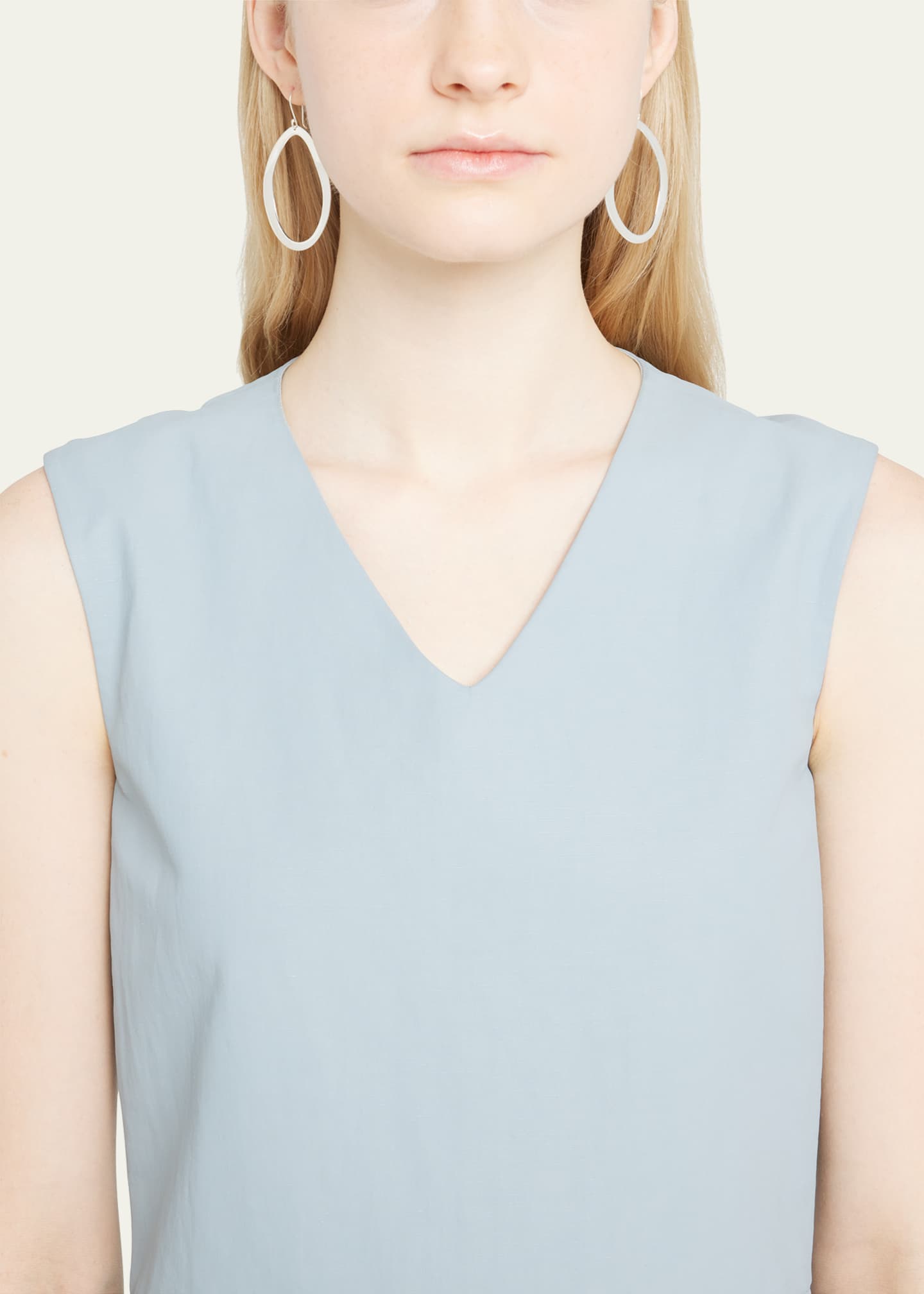 Ippolita Wavy Oval Drop Earrings in Sterling Silver Image 2 of 4