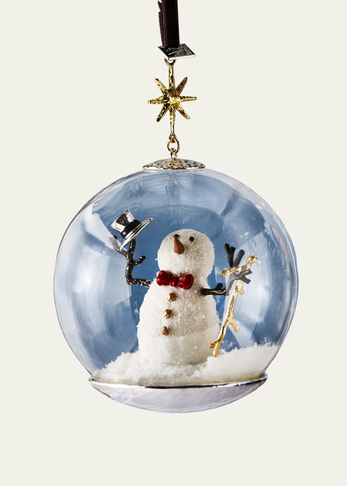 Michael Aram Snowman Globe Christmas Ornament