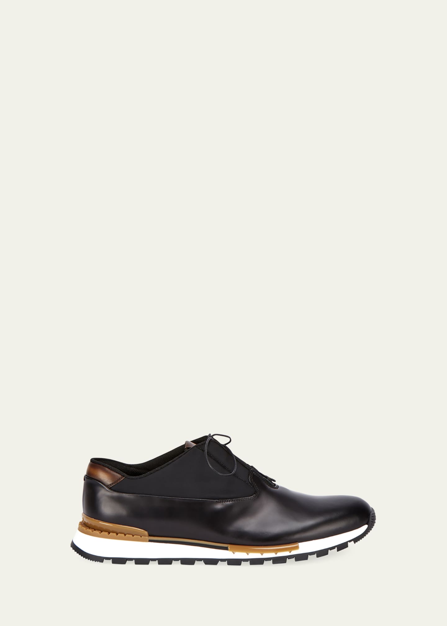 Berluti Men's Fast Track Torino Glazed Calf Leather Sneaker - Bergdorf ...