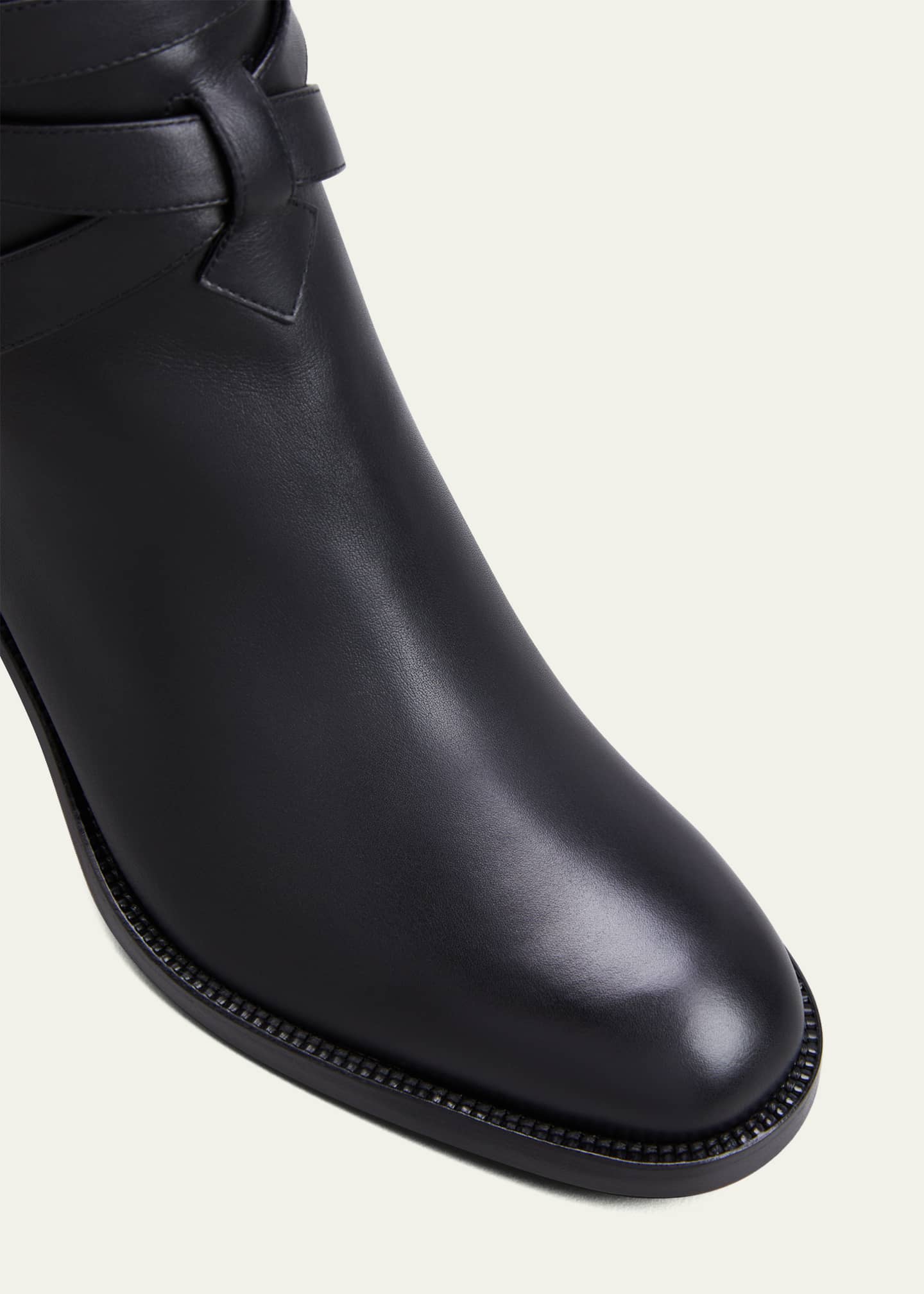 Christian Louboutin Leather Ankle Boots in Black for Men