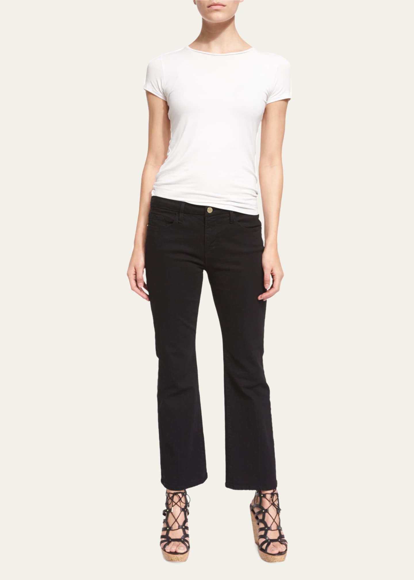 FRAME Le Crop Mini Boot Jeans Image 2 of 5