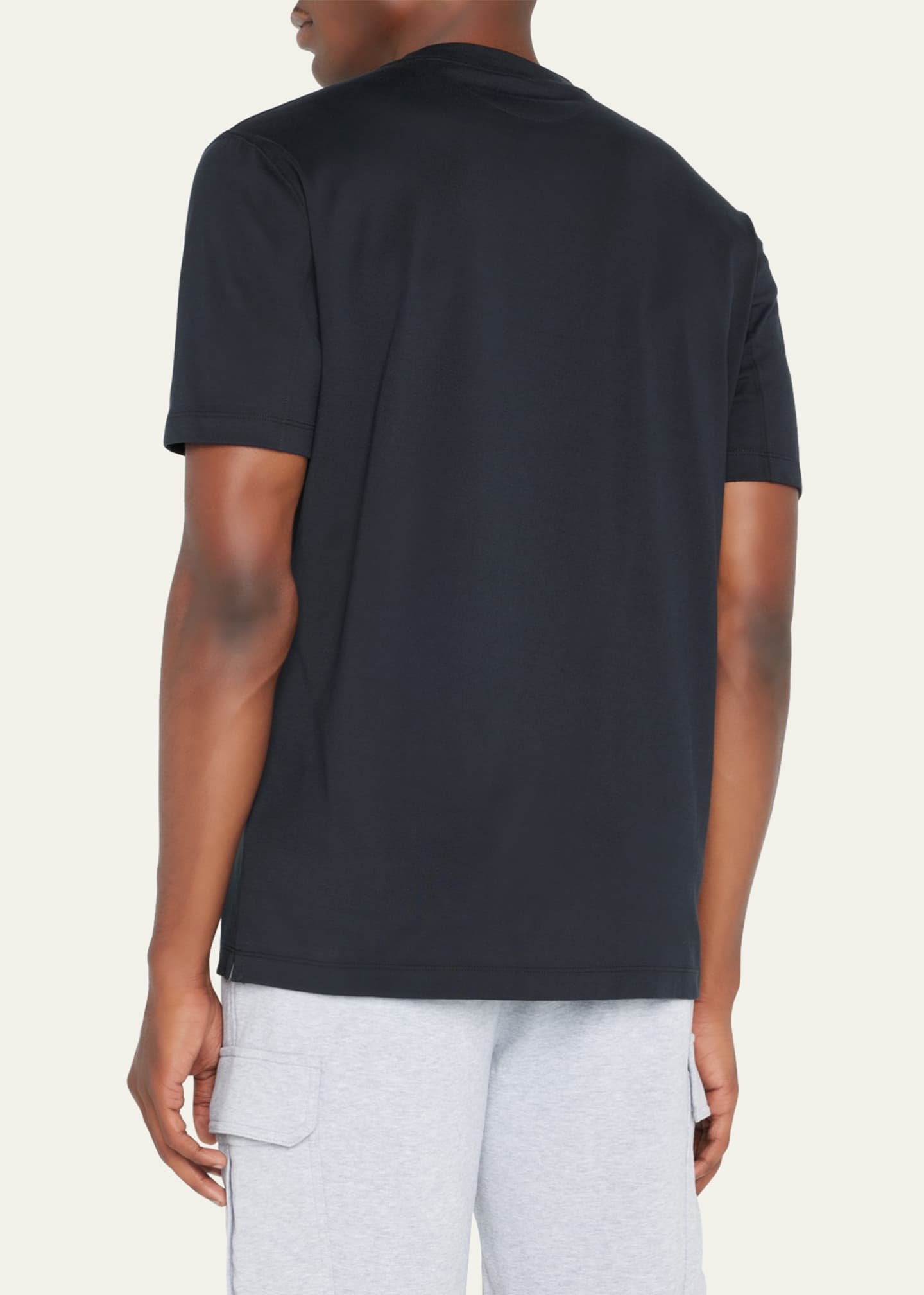 Brunello Cucinelli Marled Crewneck T-Shirt - Bergdorf Goodman