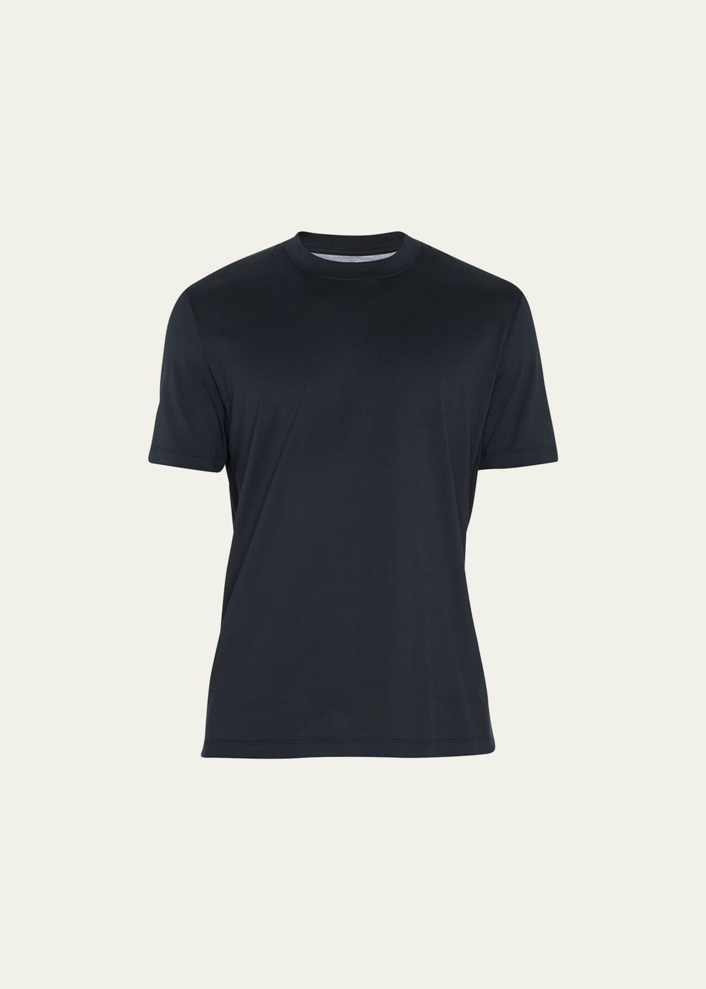 Brunello Cucinelli ブラックtシャツ Brunello Cucinelli Men's Marled Crewneck T-Shirt - Bergdorf Goodman