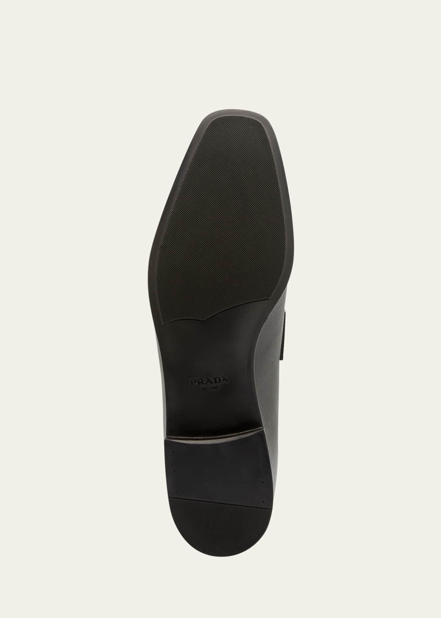 Prada Saffiano Leather Penny Loafer Image 6 of 7