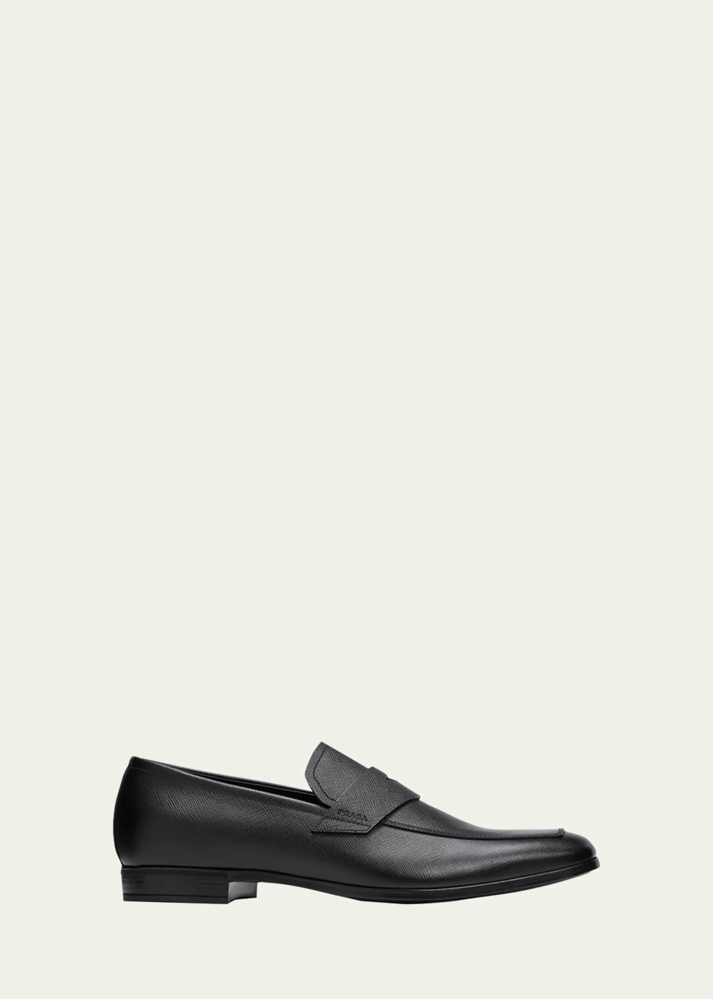 Prada saffiano clearance loafers