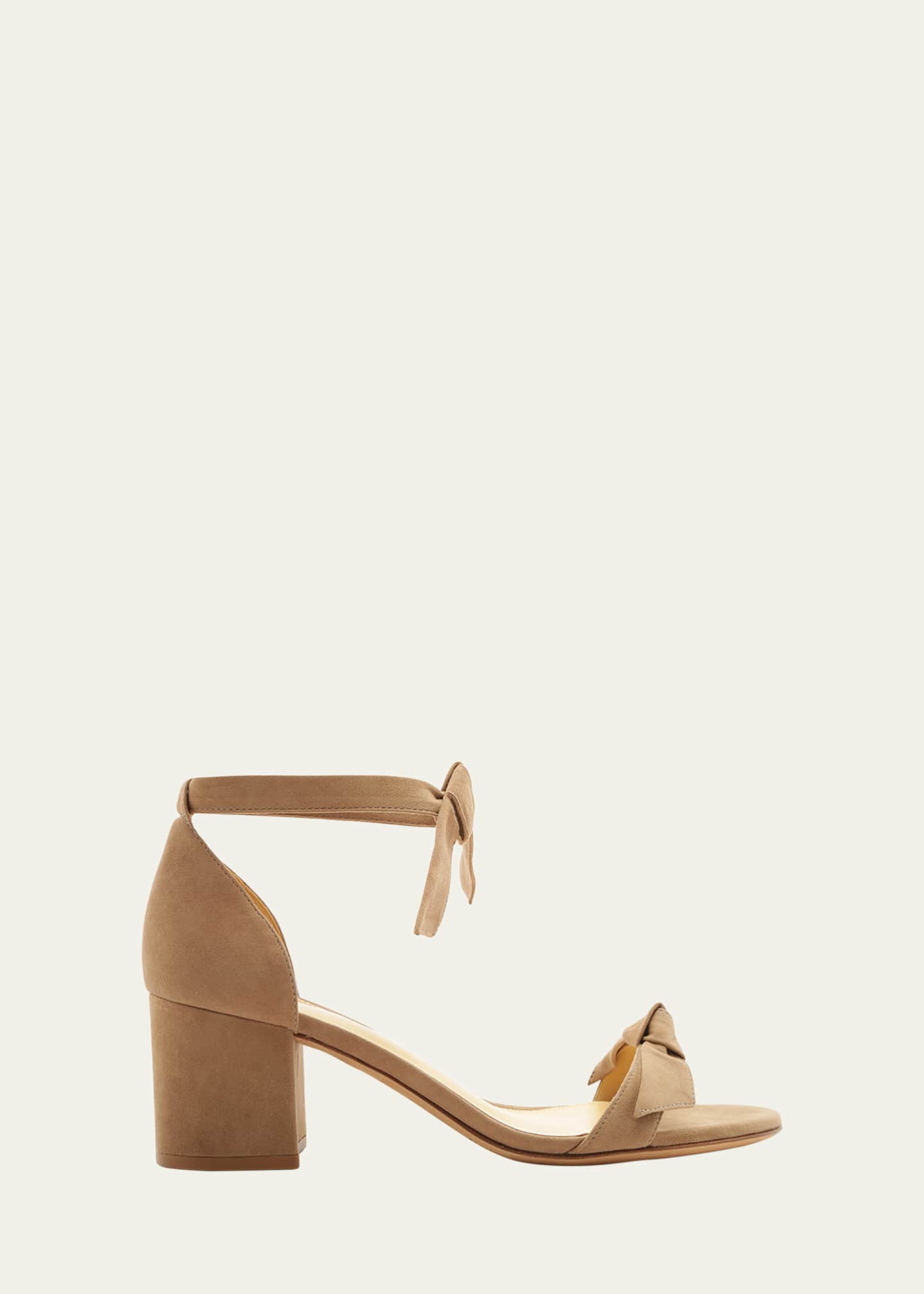 Alexandre Birman Clarita Suede Block-Heel Sandals