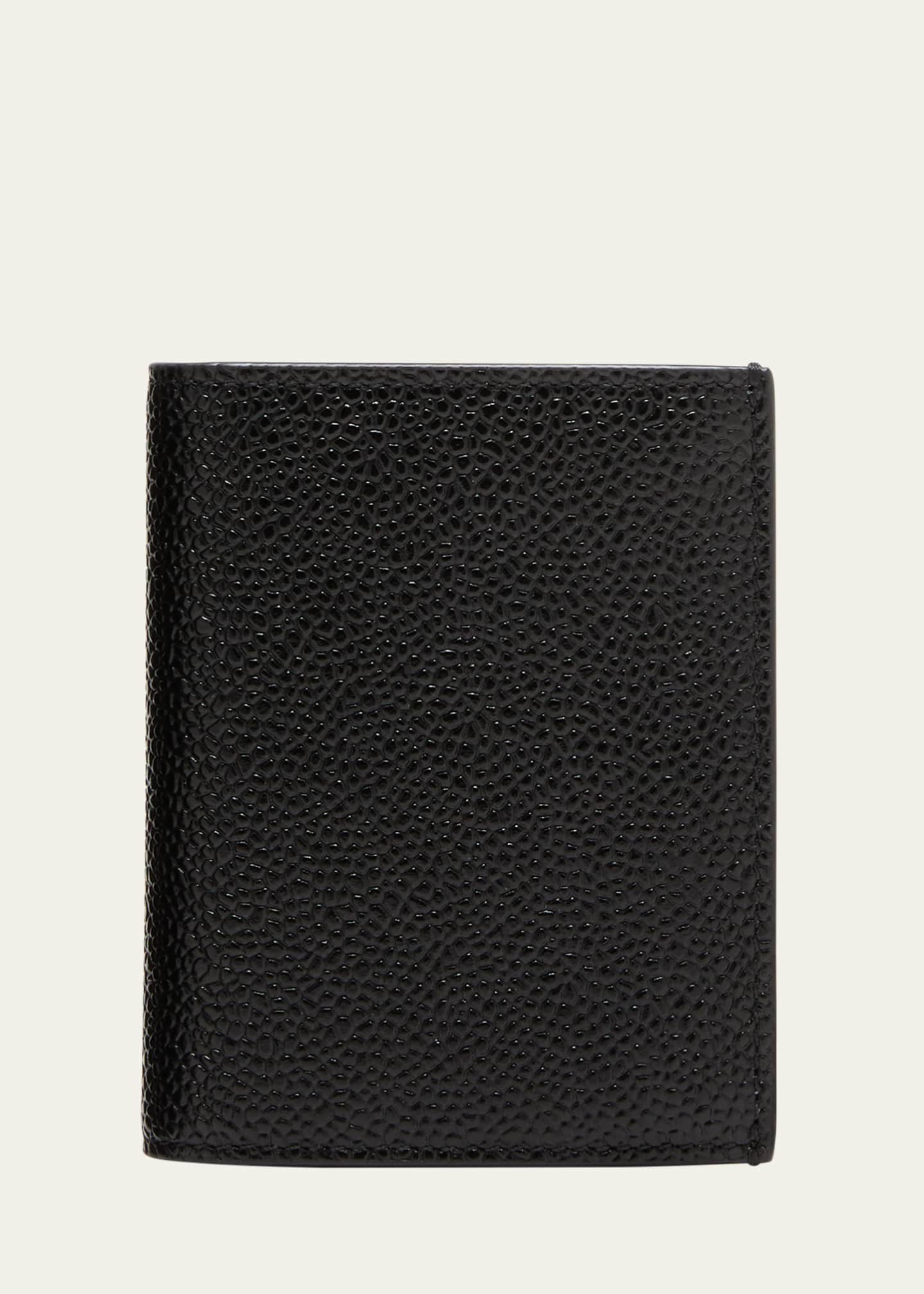 Thom Browne Men's Pebbled Double Card Case Image 1 of 4
