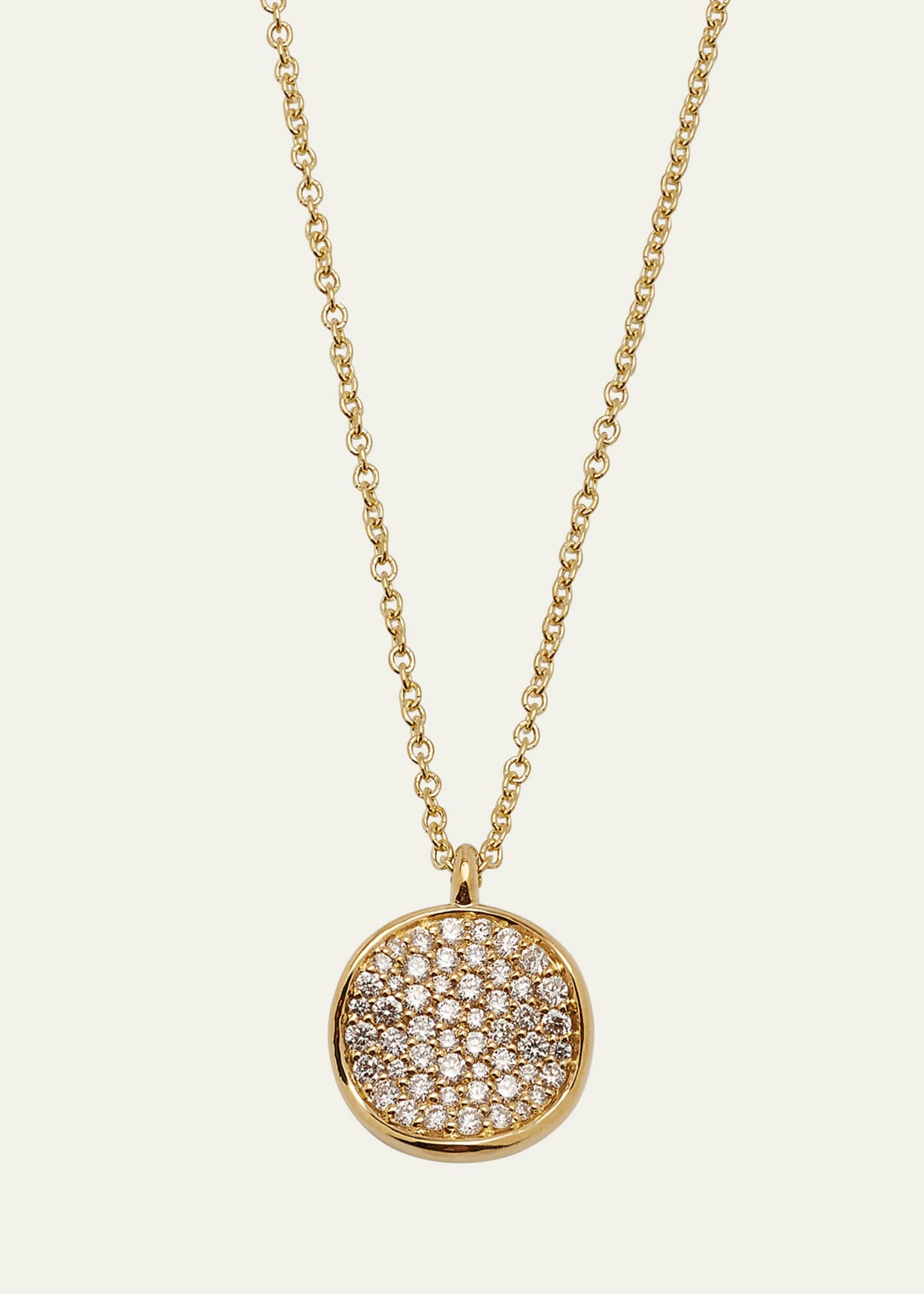 Ippolita Small Flower Pendant Necklace in 18K Gold with Diamonds Image 1 of 4