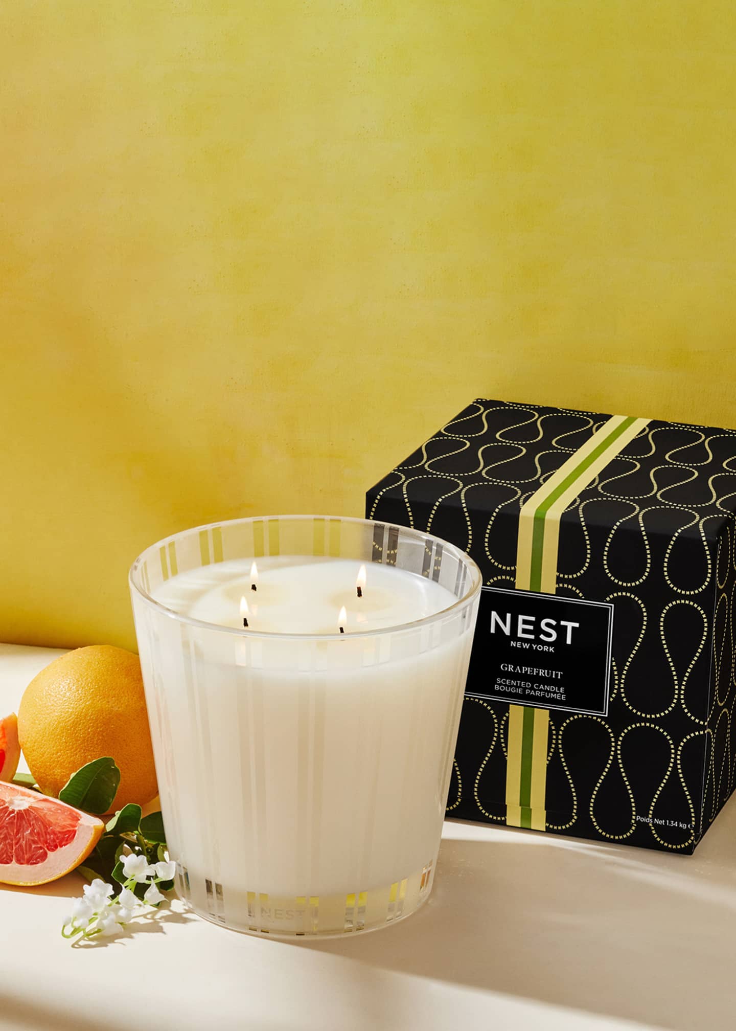 NEST New York Grapefruit Luxury 4 Wick Candle Bergdorf Goodman