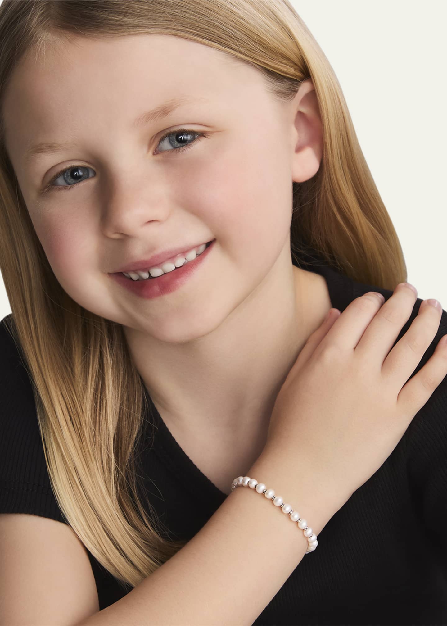 Lagos Kinder Sterling Silver Pearl Bracelet Image 2 of 3