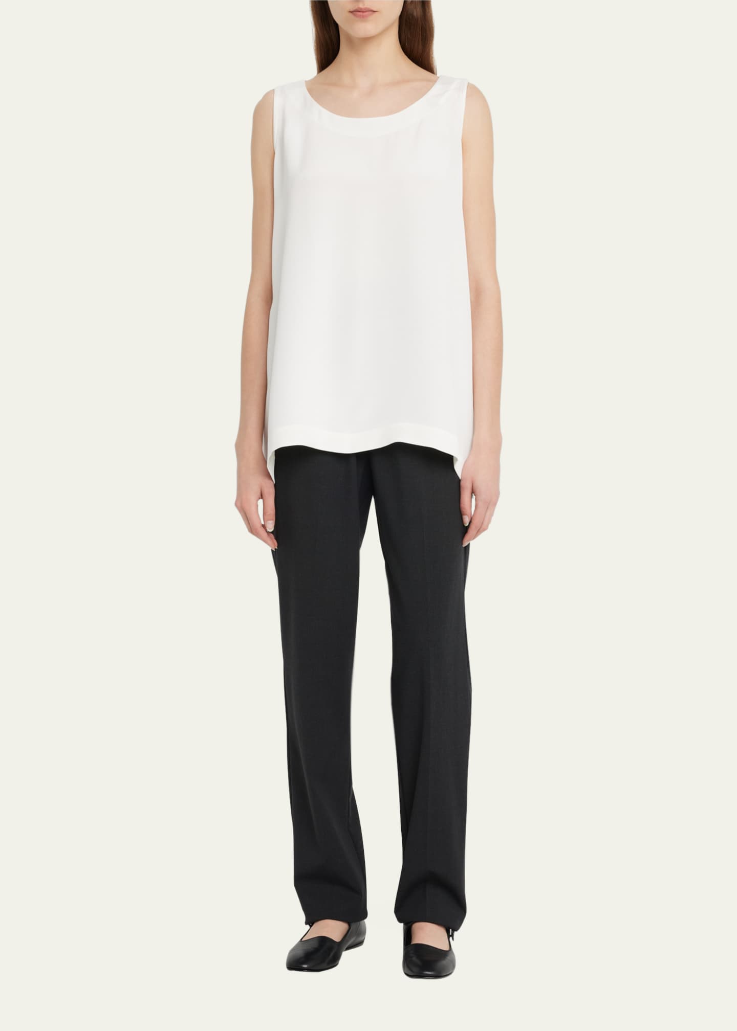 Eskandar A-Line Silk Shell Image 2 of 5