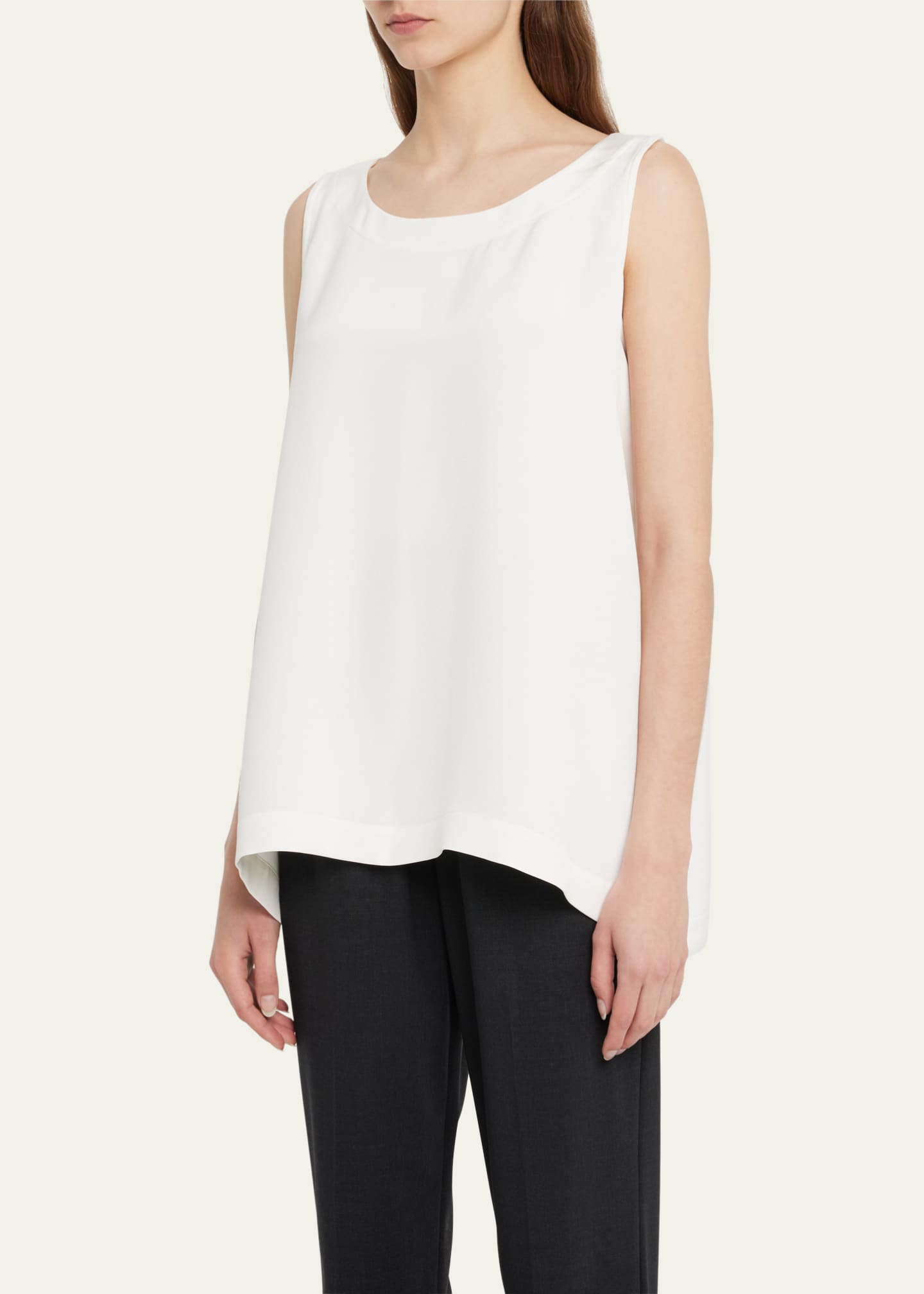 Eskandar A-Line Silk Shell Image 4 of 5