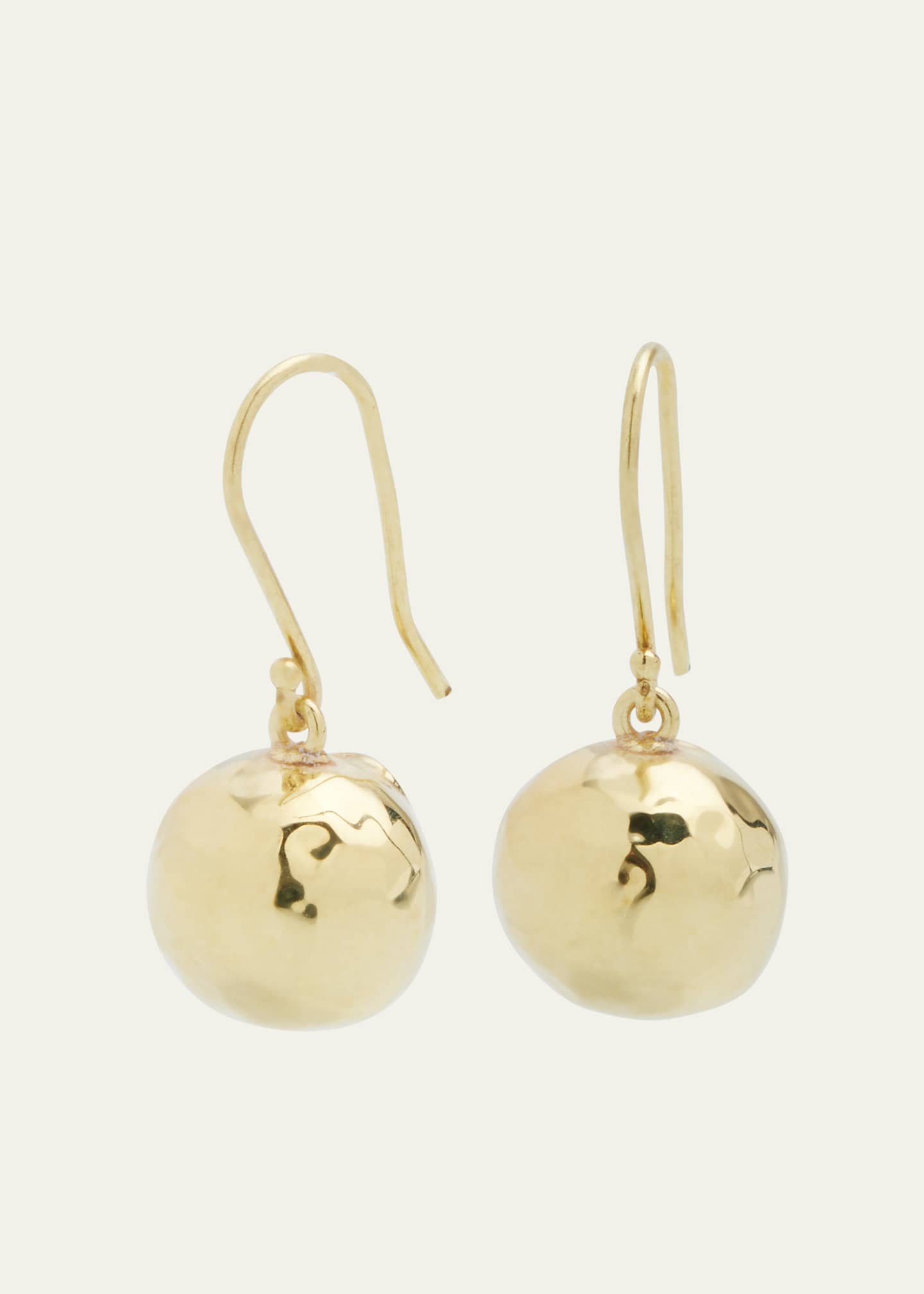 Ippolita Small Hammered Ball Drop Earrings in 18K Gold - Bergdorf Goodman