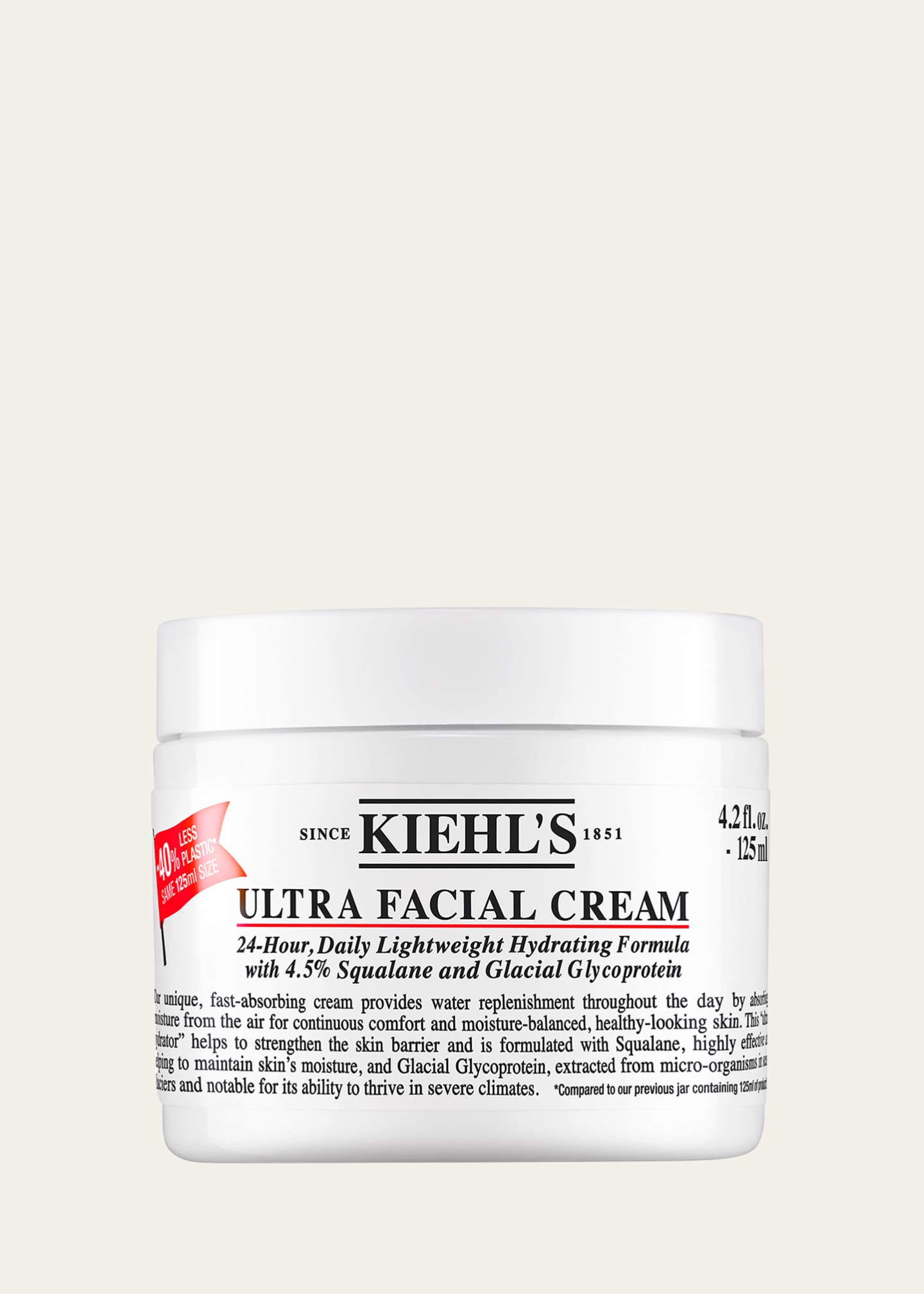 Kiehl's Since 1851 Ultra Facial Moisturizing Cream with Squalane, 4.2 oz. Image 1 of 5
