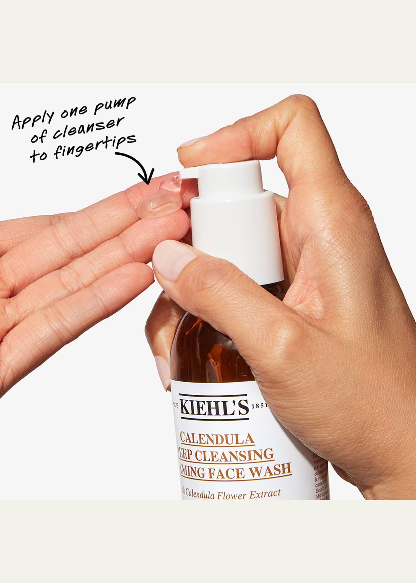 Kiehl's Since 1851 Calendula Deep Cleansing Foaming Face Wash, 7.8