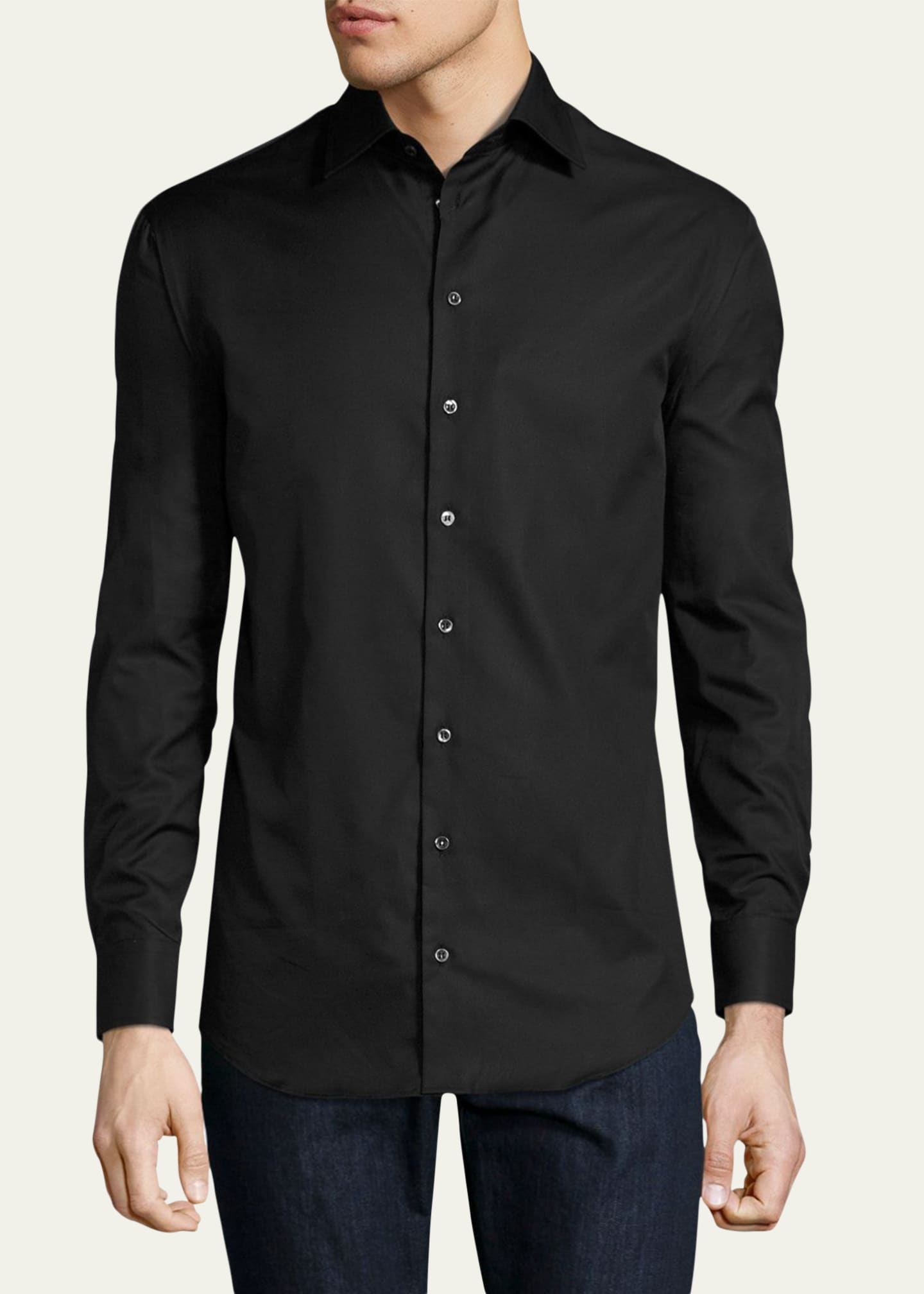Armani online black shirt