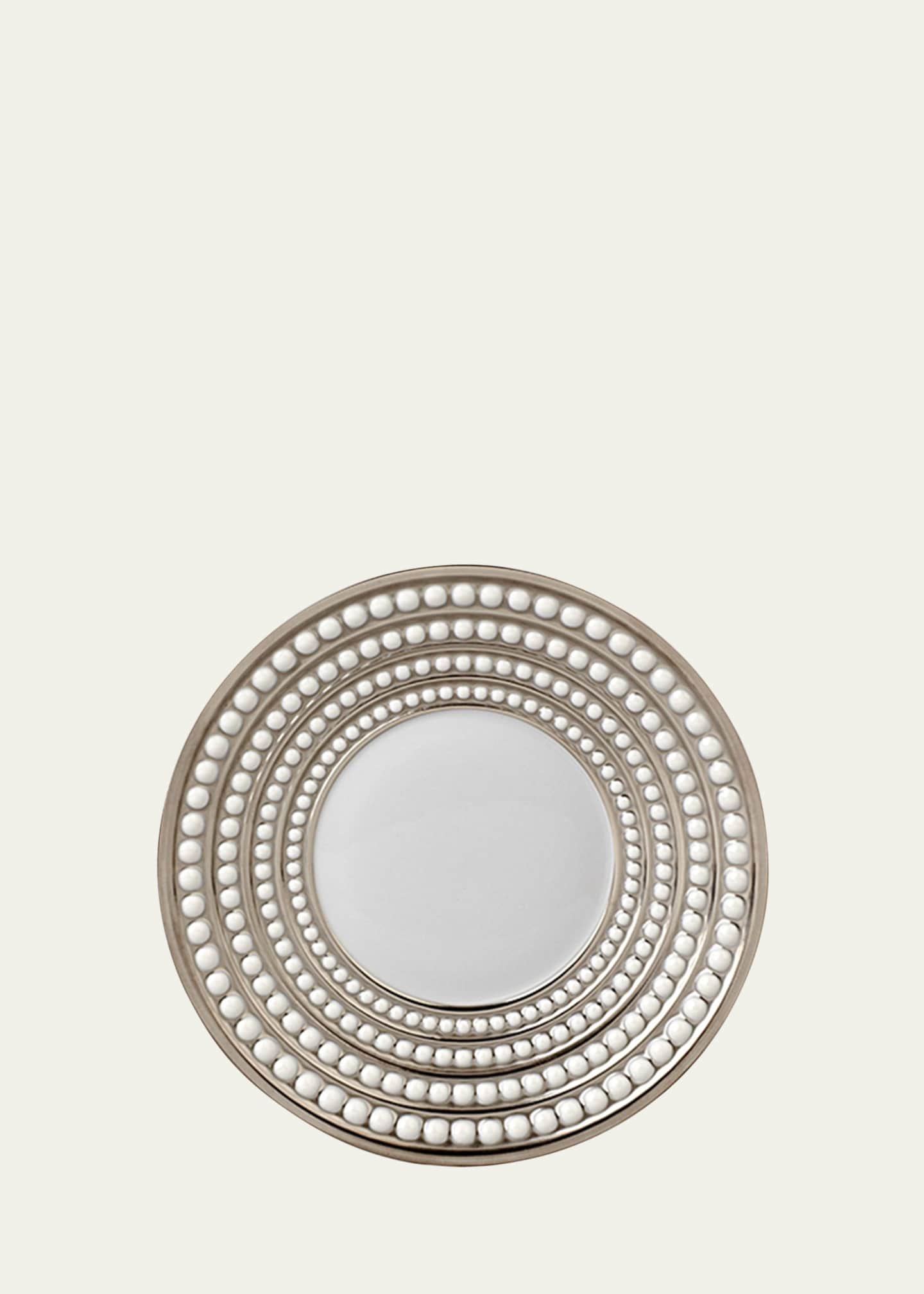 L'Objet Perlee Platinum Saucer