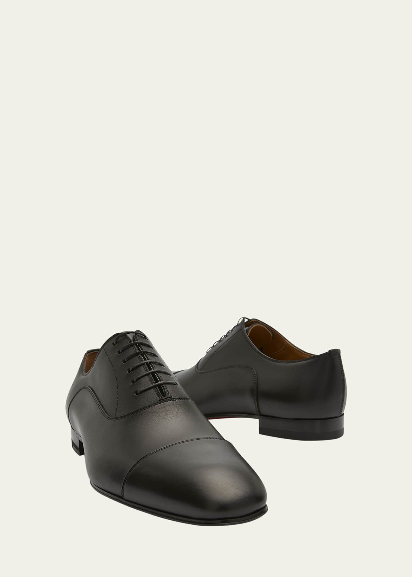 Christian Louboutin Greggo Men s Lace Up Leather Dress Shoes Bergdorf Goodman