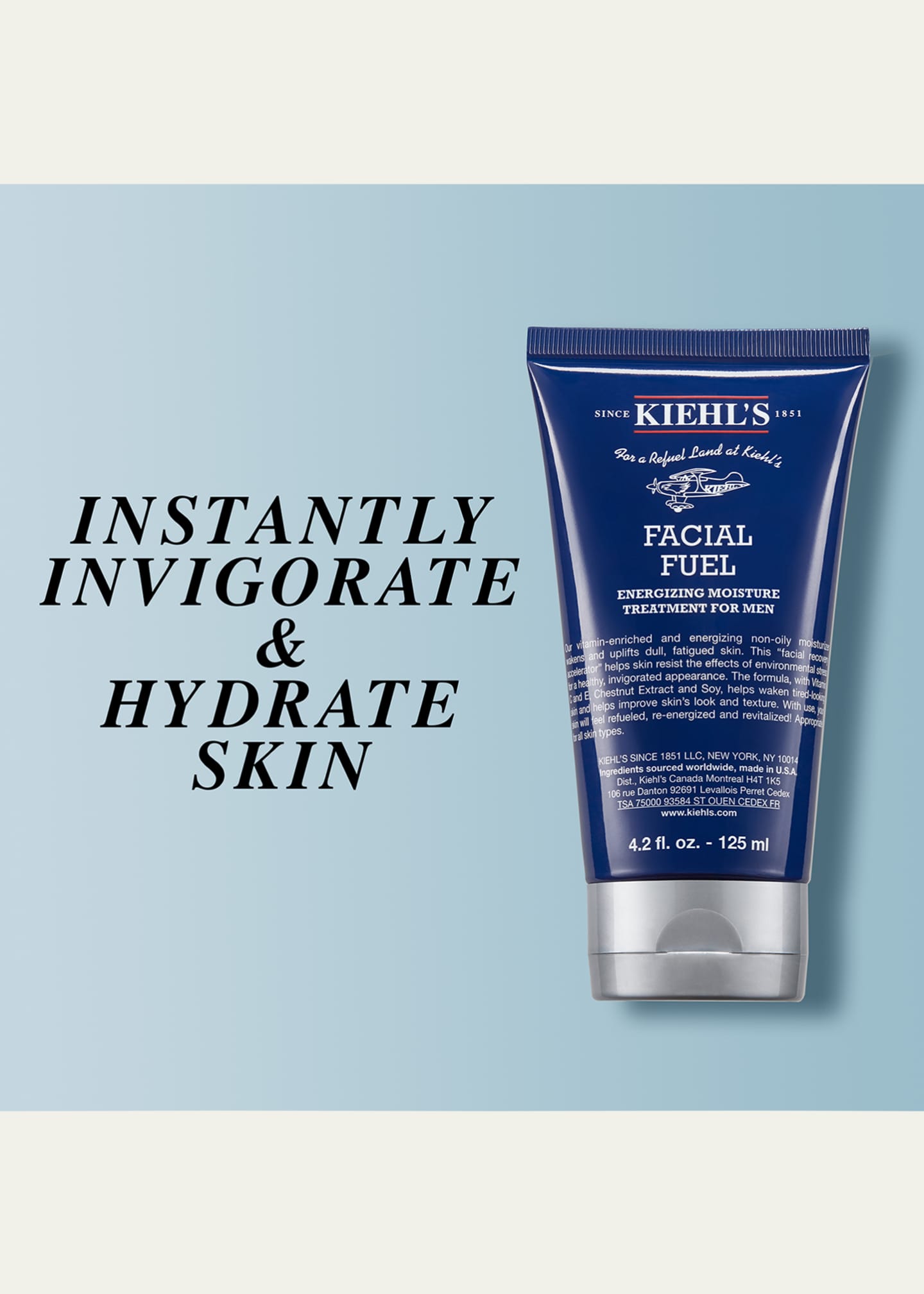 Kiehl s Since 1851 Facial Fuel Daily Energizing Moisture Treatment for Men 4.2 oz. Bergdorf Goodman