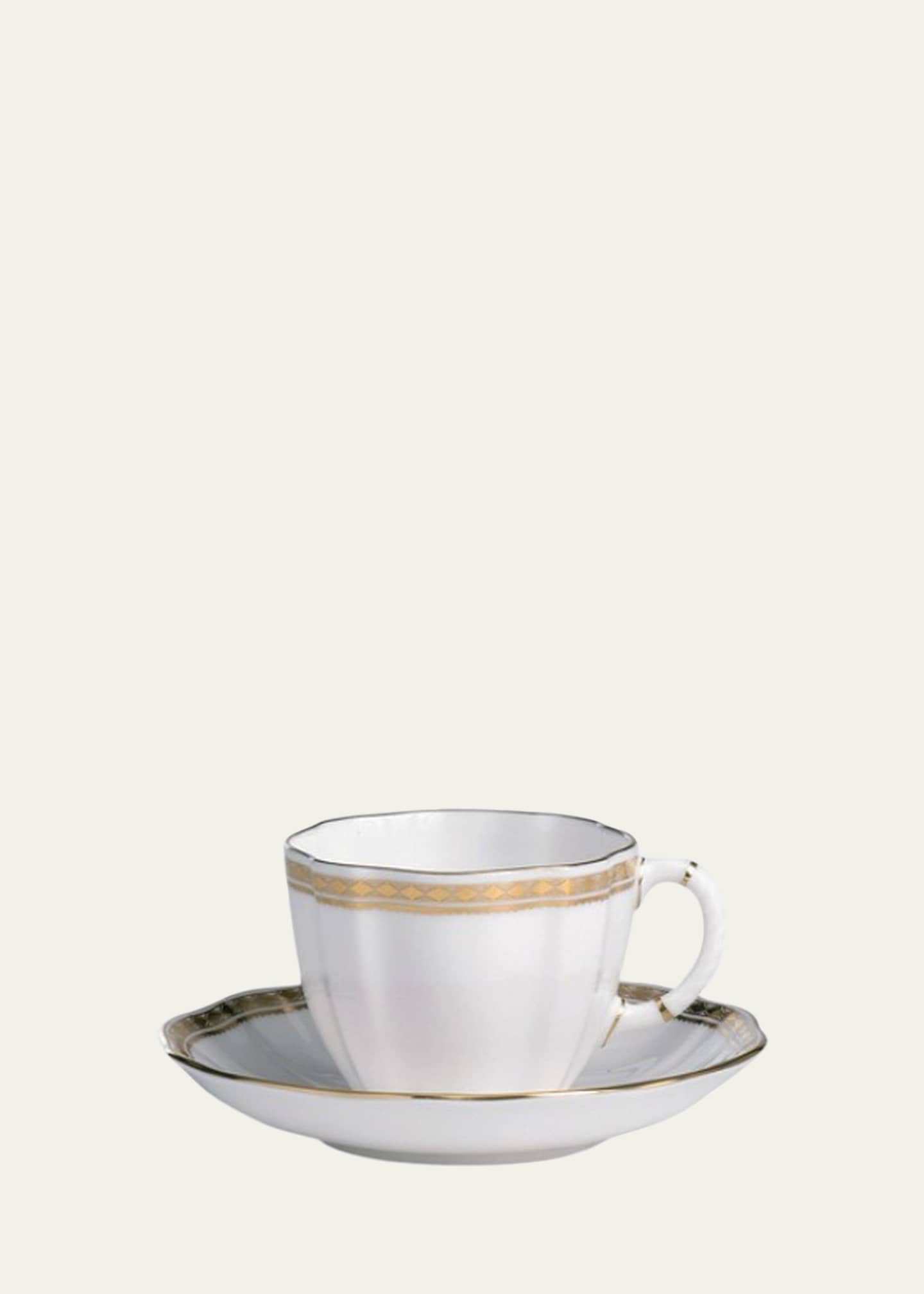 Royal Crown Derby Carlton Gold Saucer