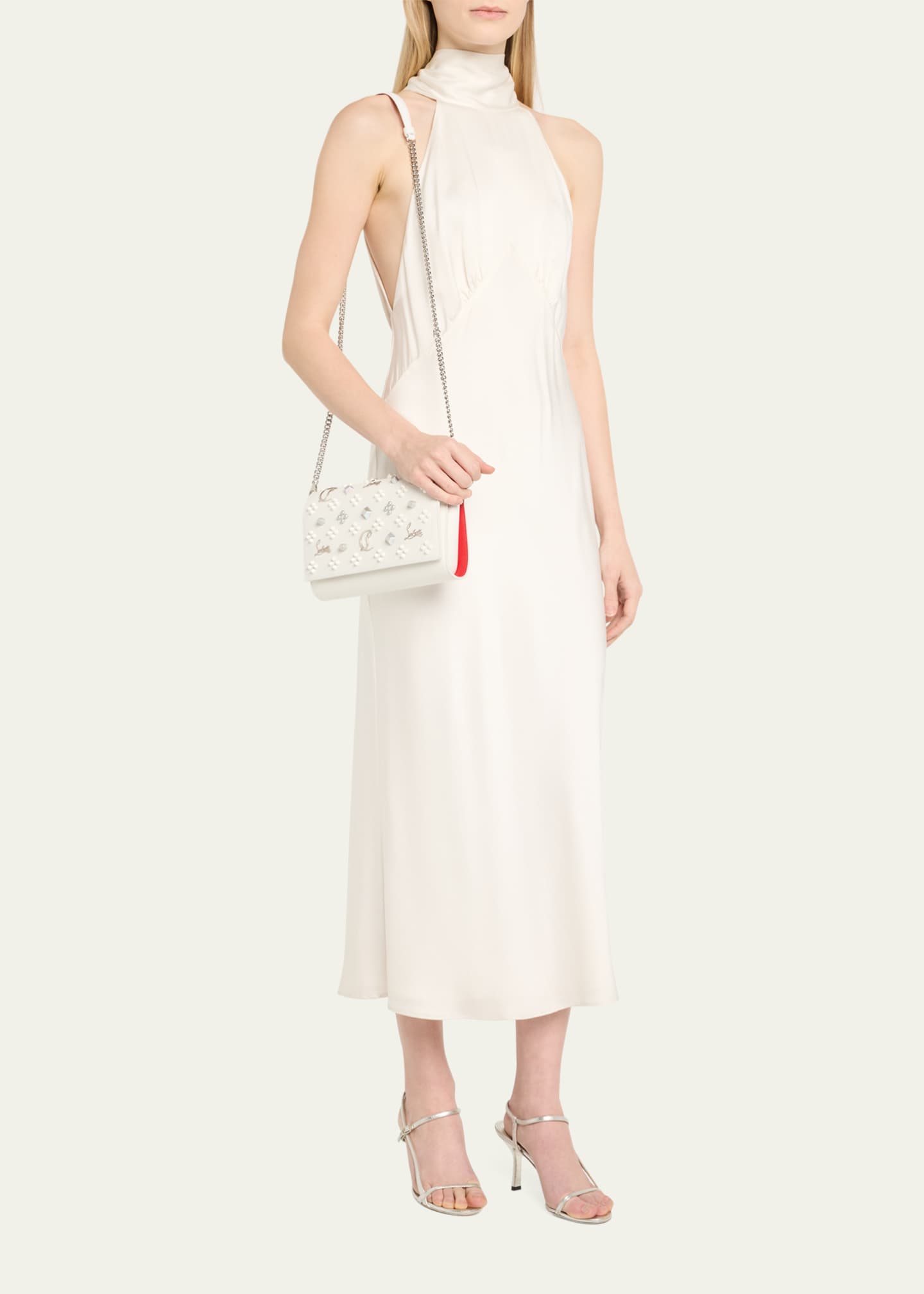 Christian Louboutin Paloma Clutch in Loubinthesky Leather Image 2 of 6