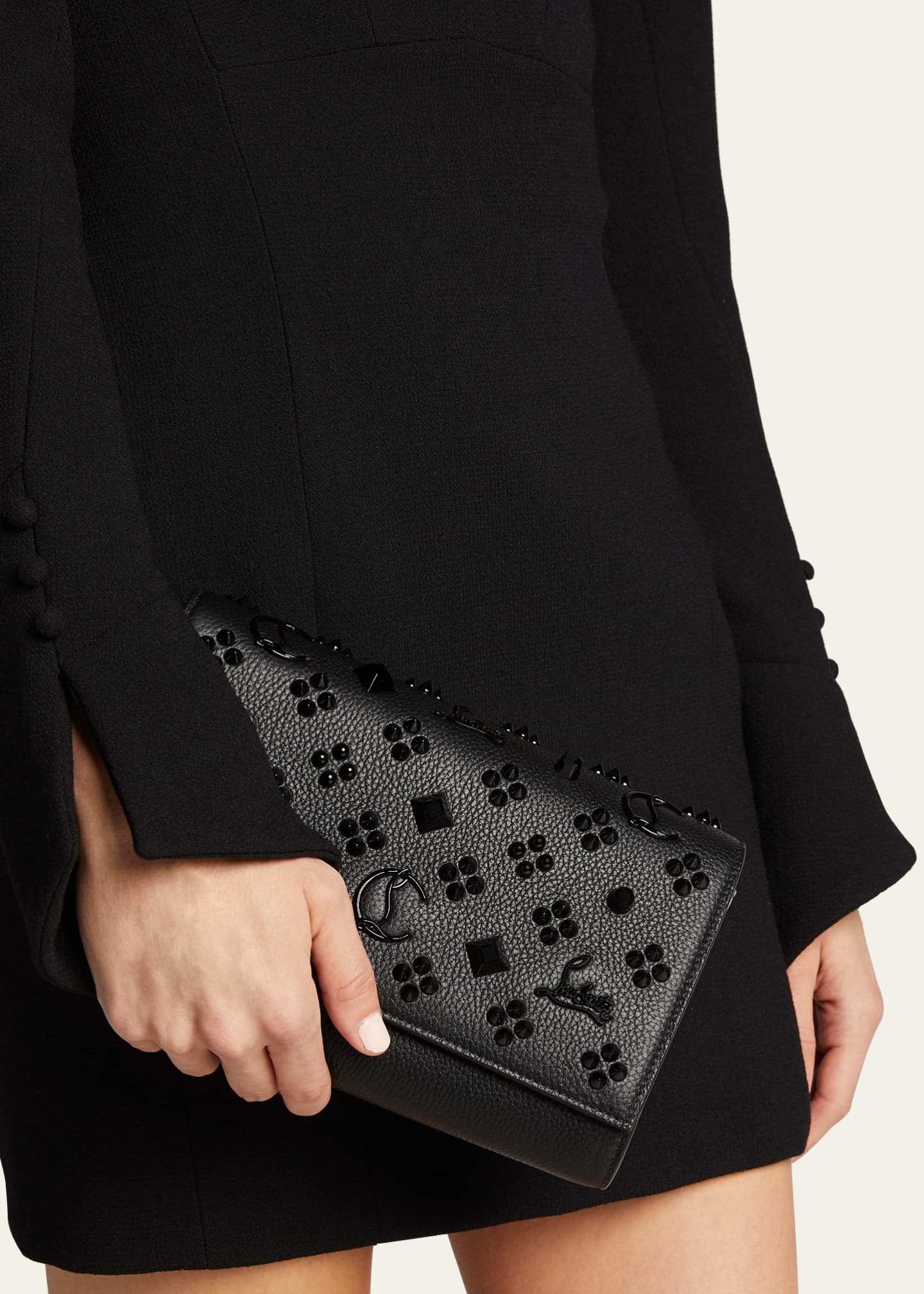 Christian Louboutin Paloma Clutch in Loubinthesky Leather Image 2 of 6