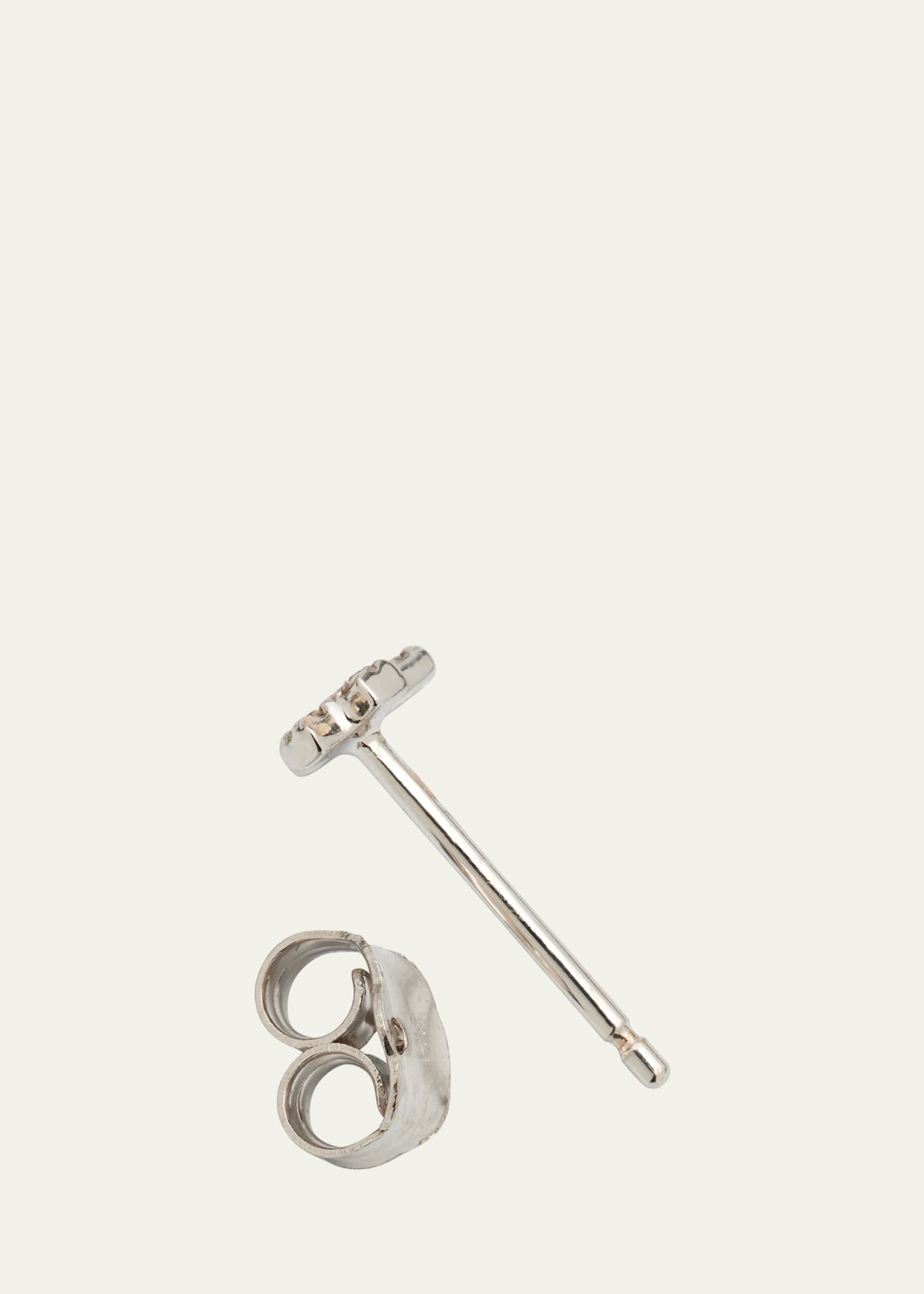 Sydney Evan 14K Yellow Gold Diamond Cross Earrings Image 4 of 4