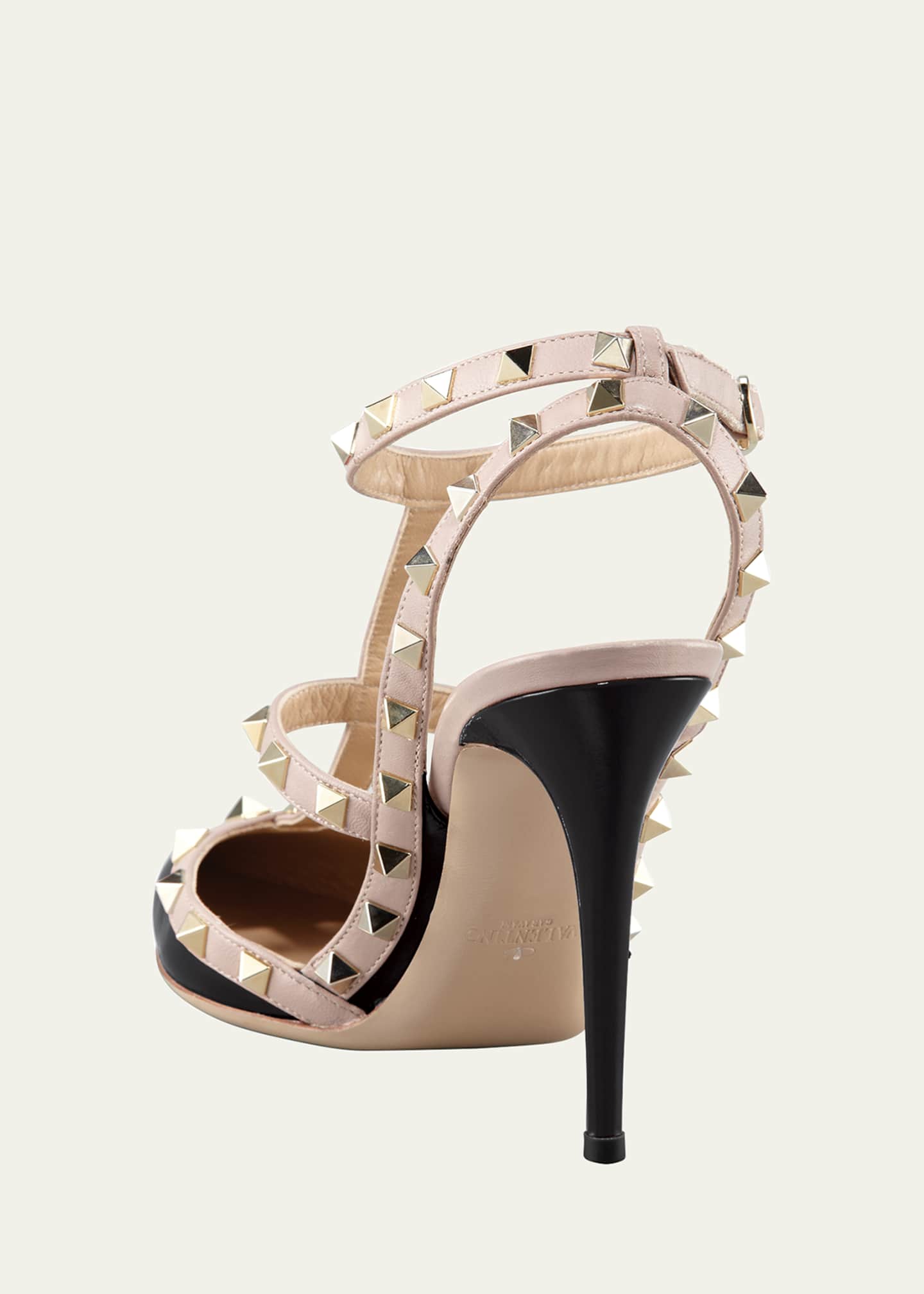 Valentino Garavani Rockstud 100mm Slingback High Heel Pumps