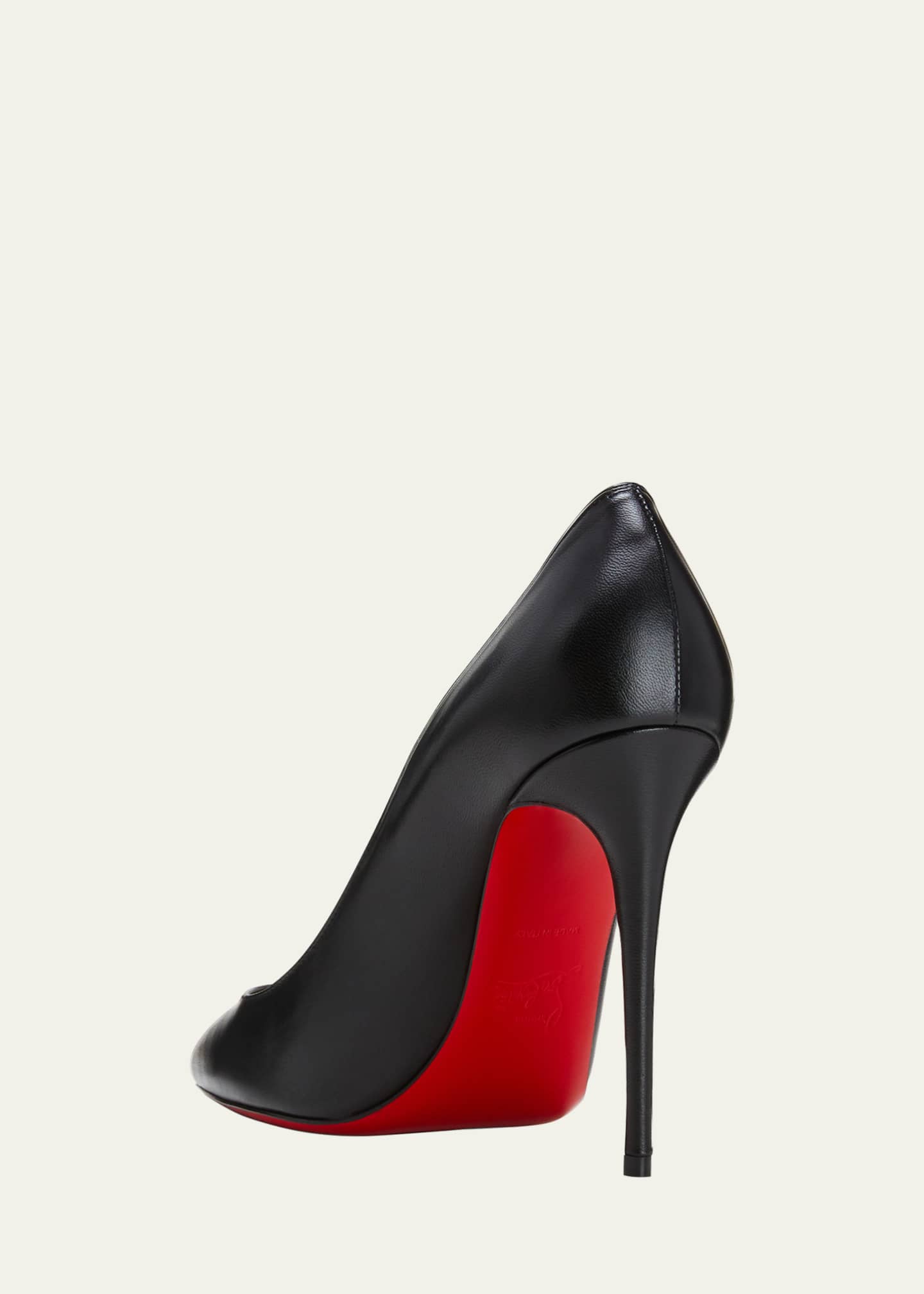 Christian Louboutin Kate Red Sole High Heel Pumps Black