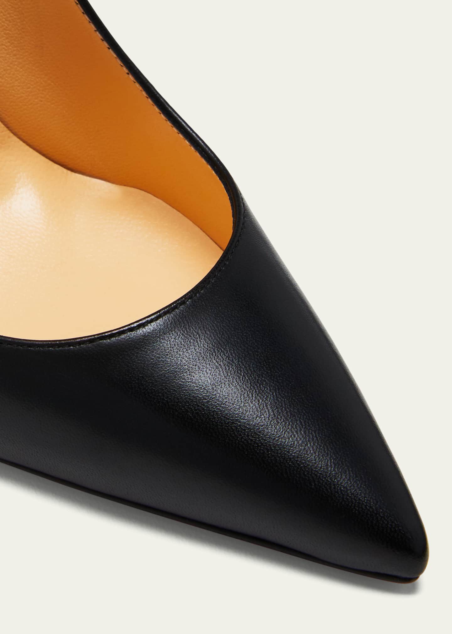Christian Louboutin Kate Red Sole High-Heel Pumps, Black Image 5 of 5