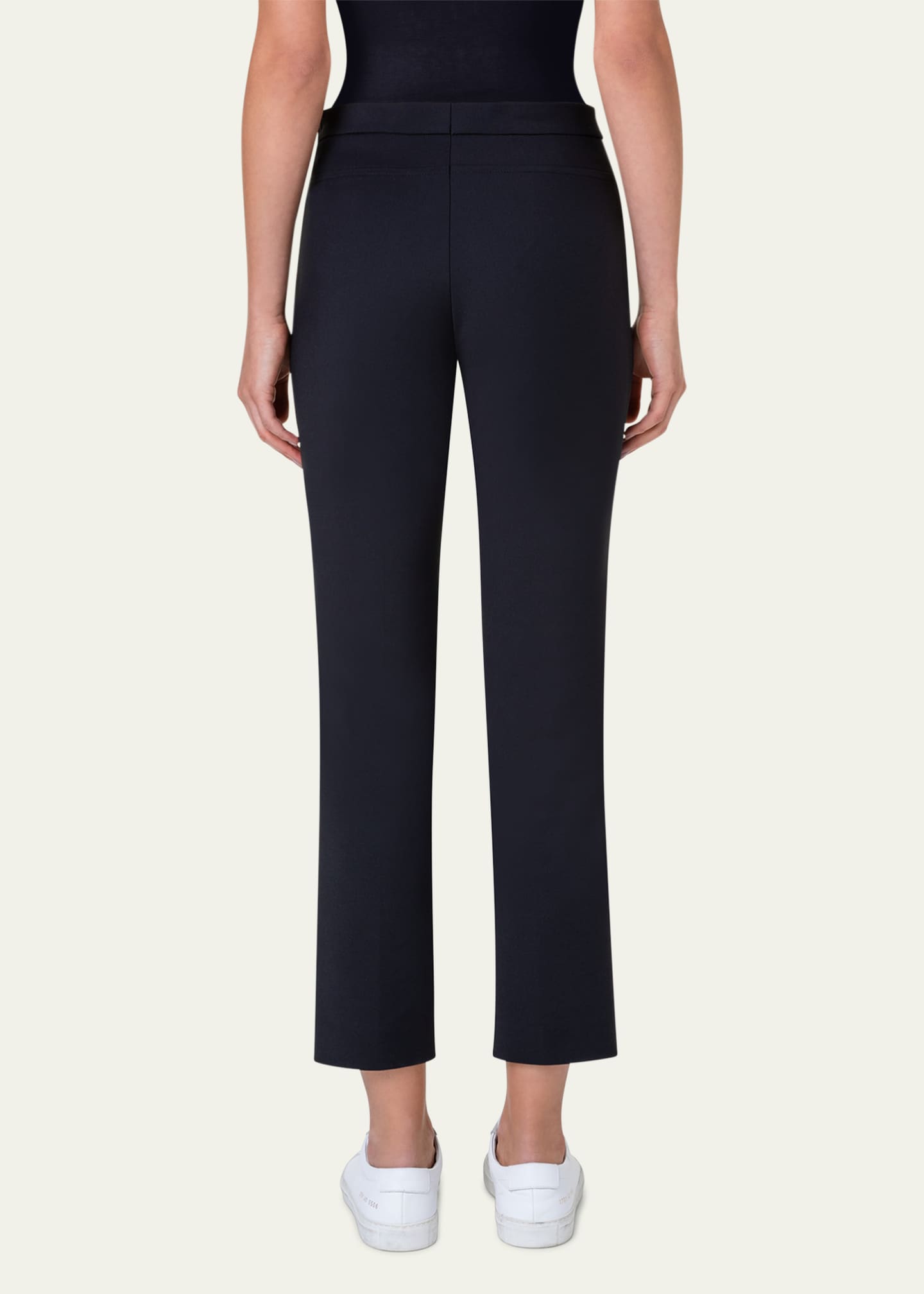 Akris punto Franca Mid-Rise Cropped Pants Image 3 of 5