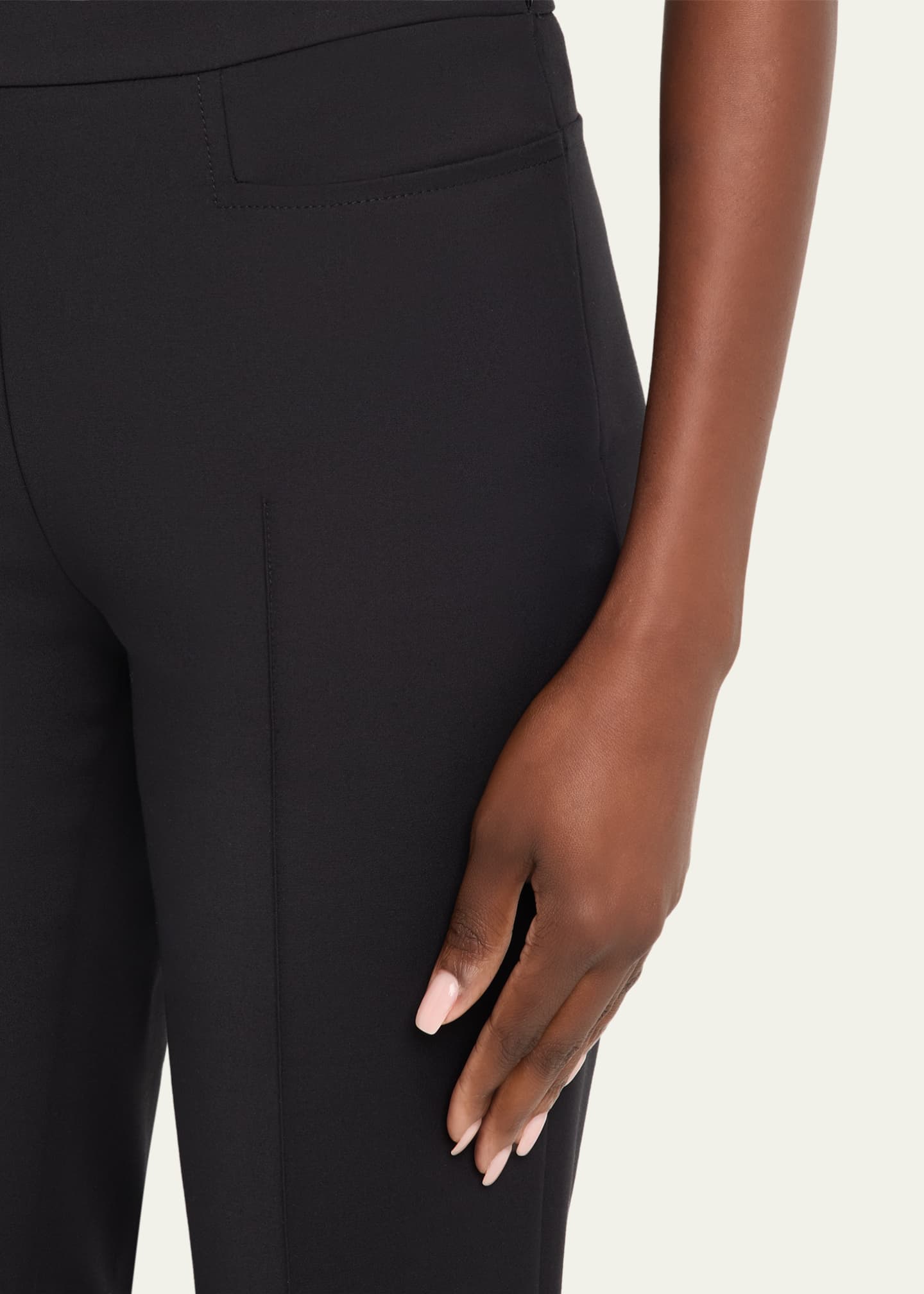 Akris punto Franca Mid-Rise Cropped Pants - Bergdorf Goodman